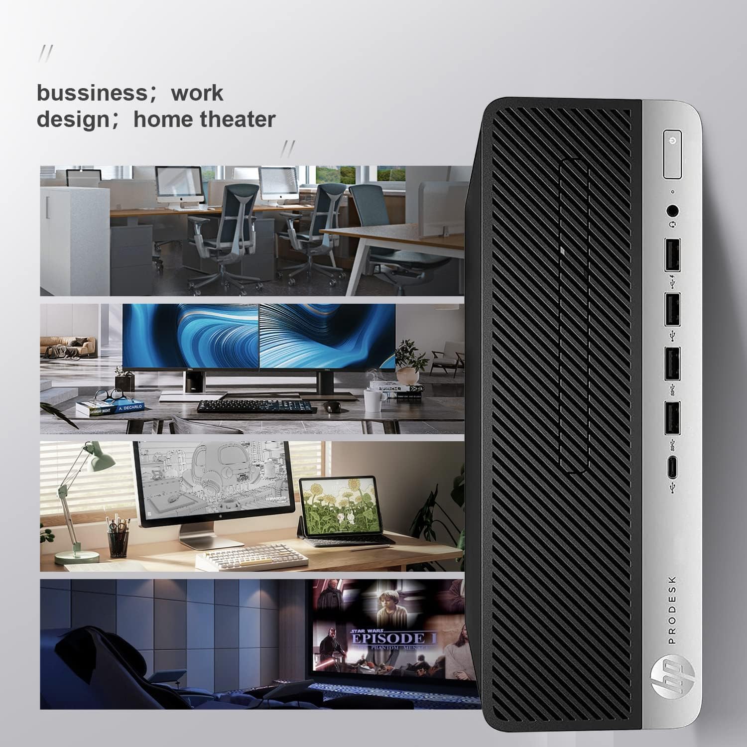 Amazon.com : HP ProDesk 600 G3 SFF Desktop Computer with 21.5