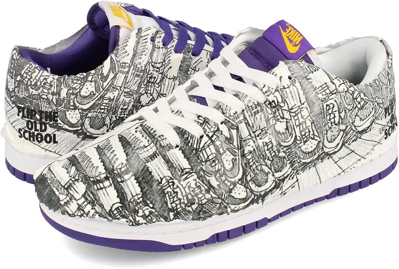 Amazon | [ナイキ] WMNS DUNK LOW SE WHITE/VARSITY PURPLE/VARSITY