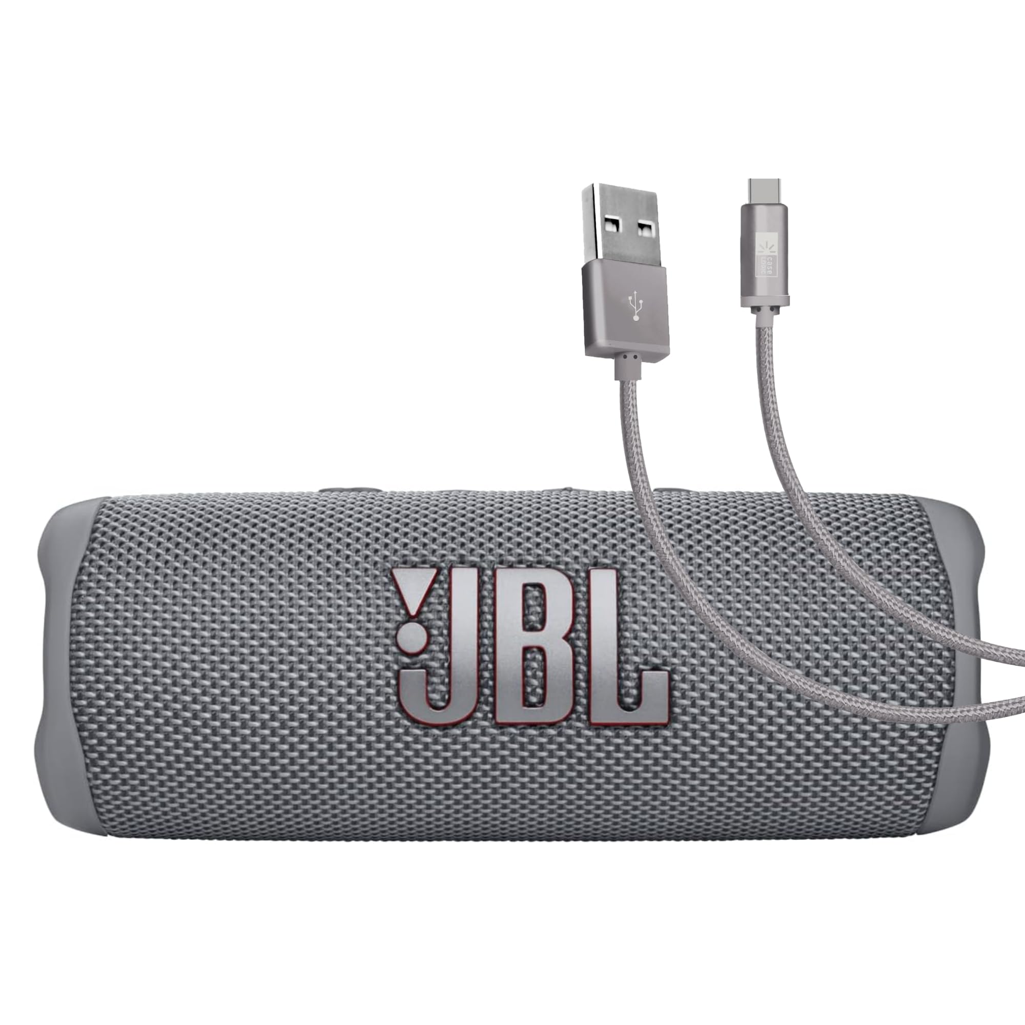 Amazon.co.jp: JBL Flip 6 (グレー) + ケースロジック編組USB Type-C