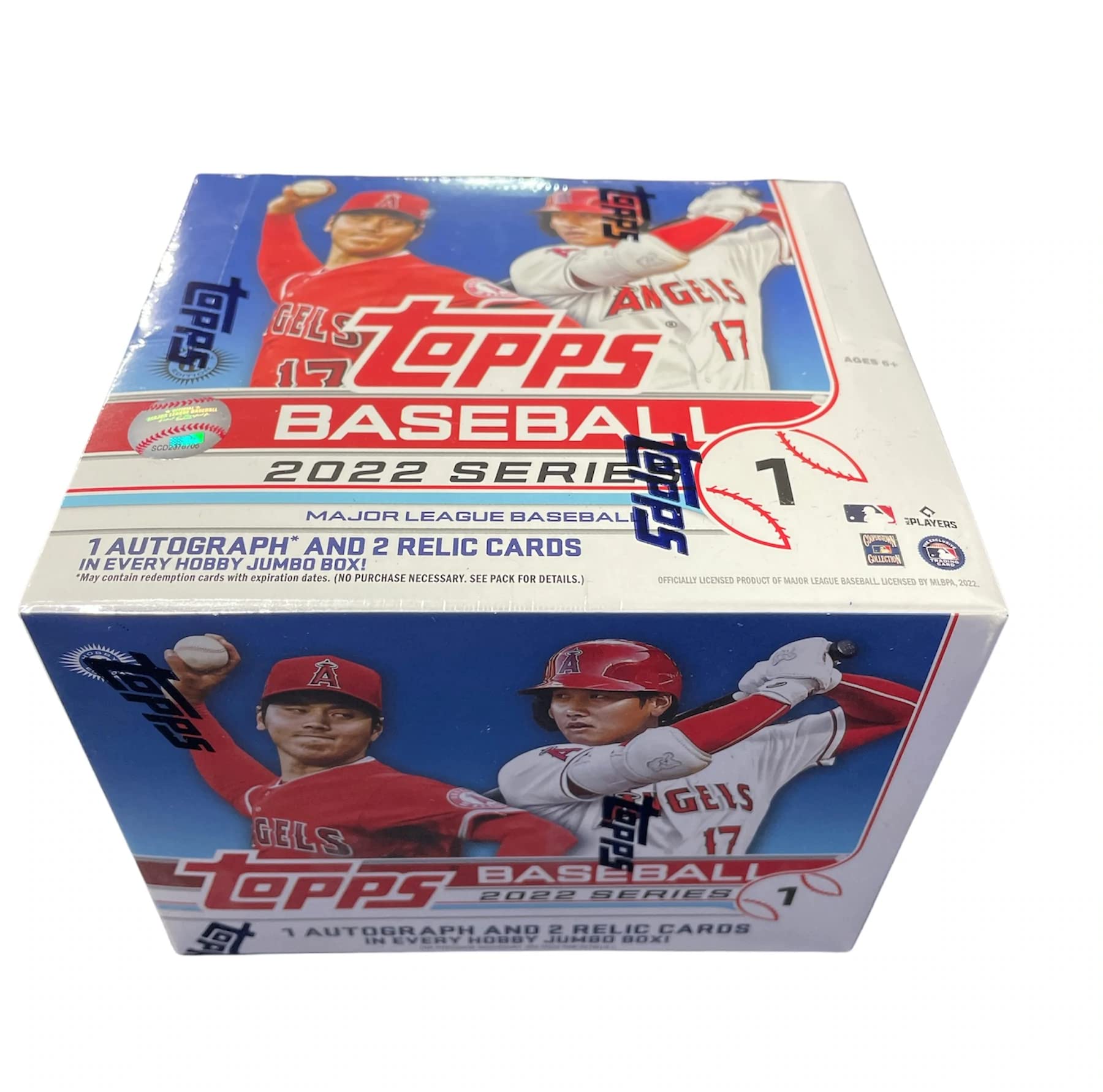 Amazon.com: 2022 Topps Series 1 Baseball Hobby HTA Jumbo Box (10