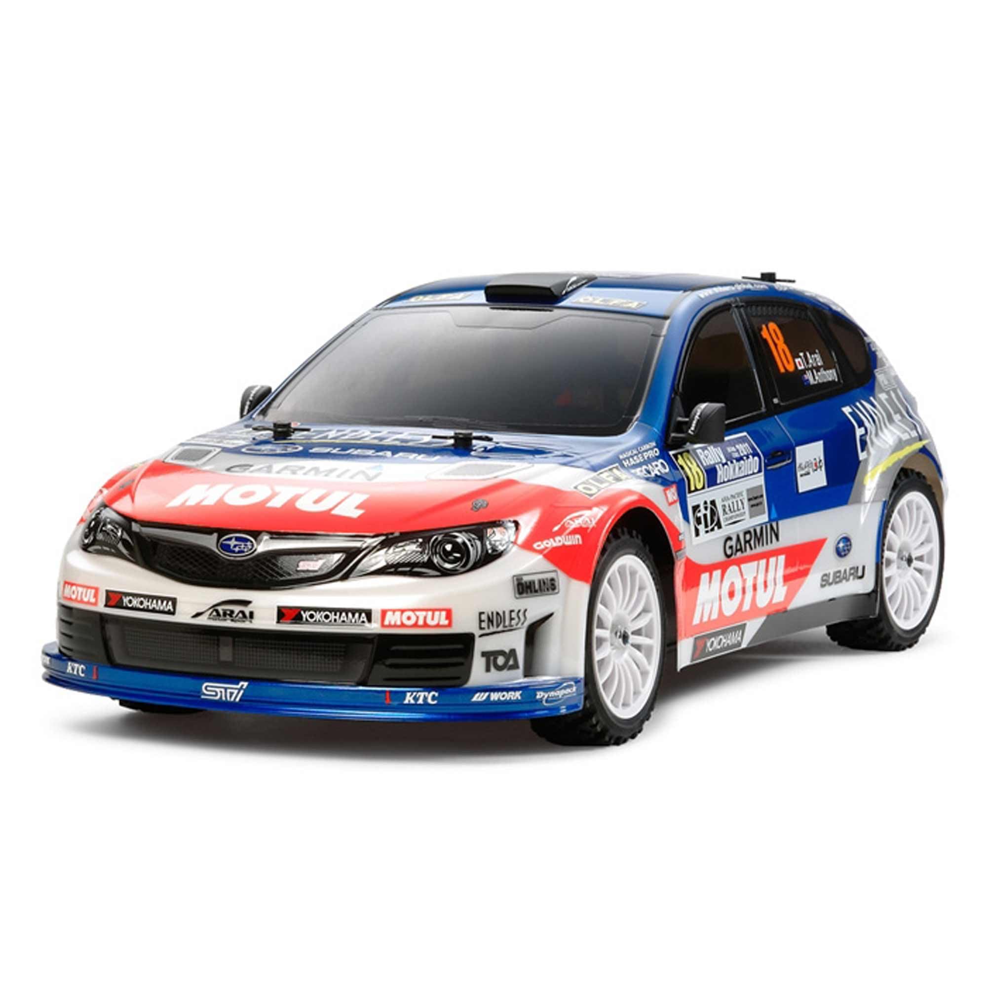 Amazon.com: TAMIYA Subaru Impreza 4 Wheel Drive WRX STi Team Arai