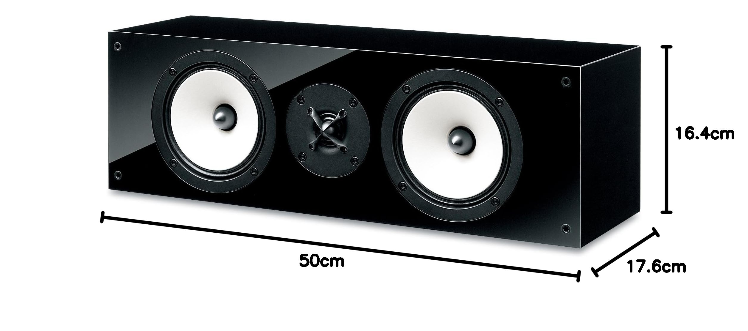 Amazon.co.jp: ONKYO センタースピーカーシステム (1台) D-509C(B