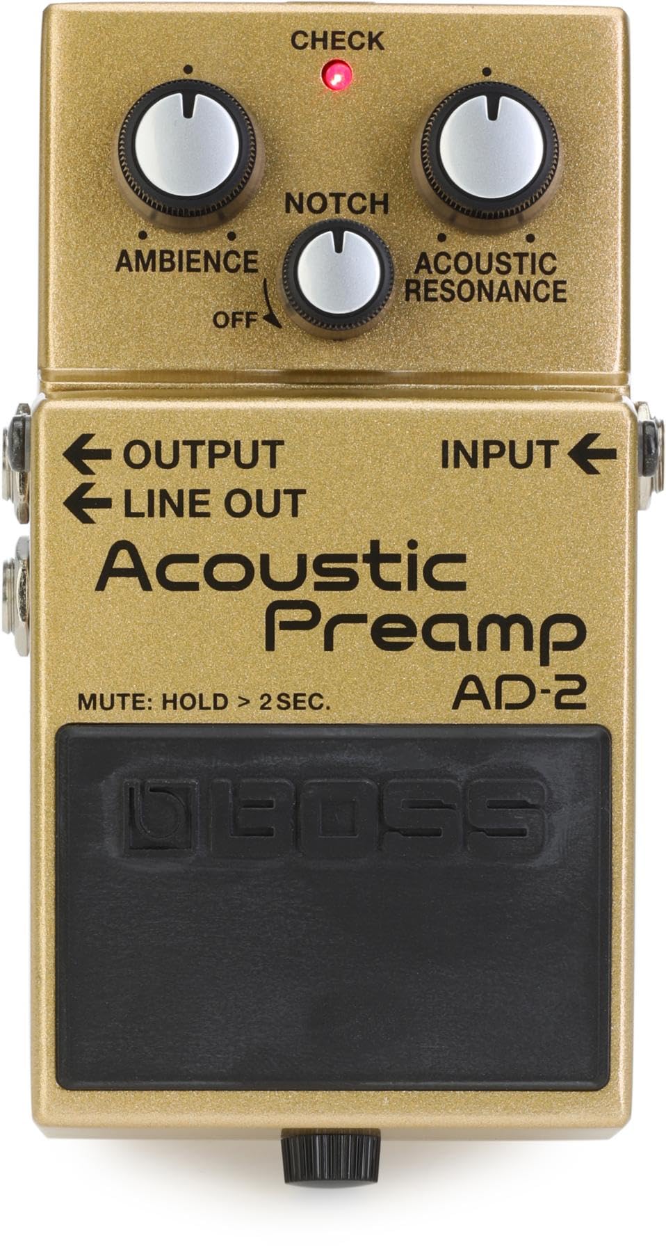 Amazon.com: BOSS AD-2 Natural Acoustic Preamp Guitar Pedal
