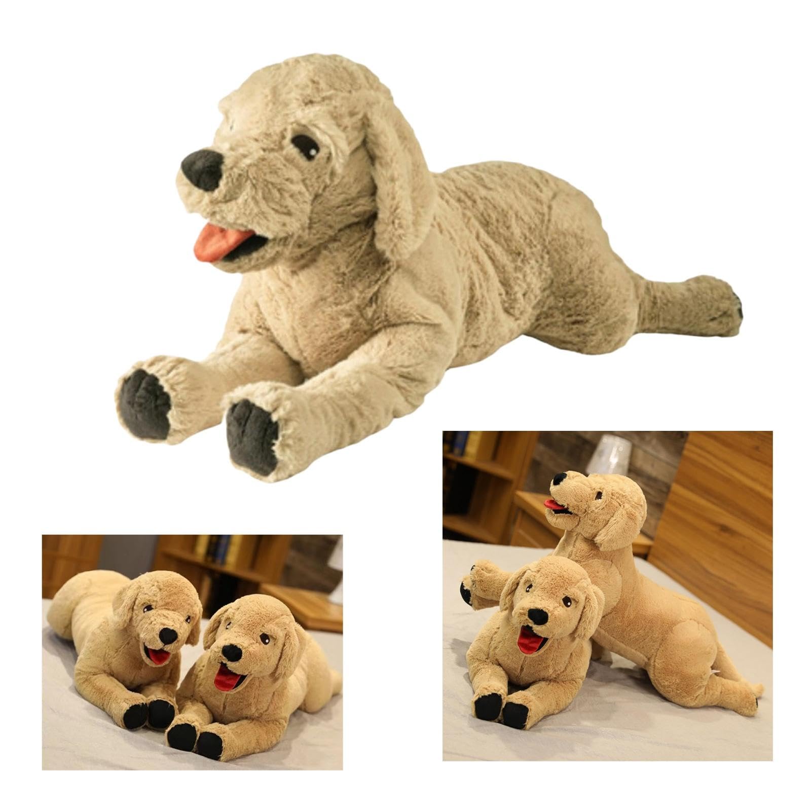 Amazon.co.jp: 犬 イヌ 大きい ぬいぐるみ おもちゃ ソフトトイ