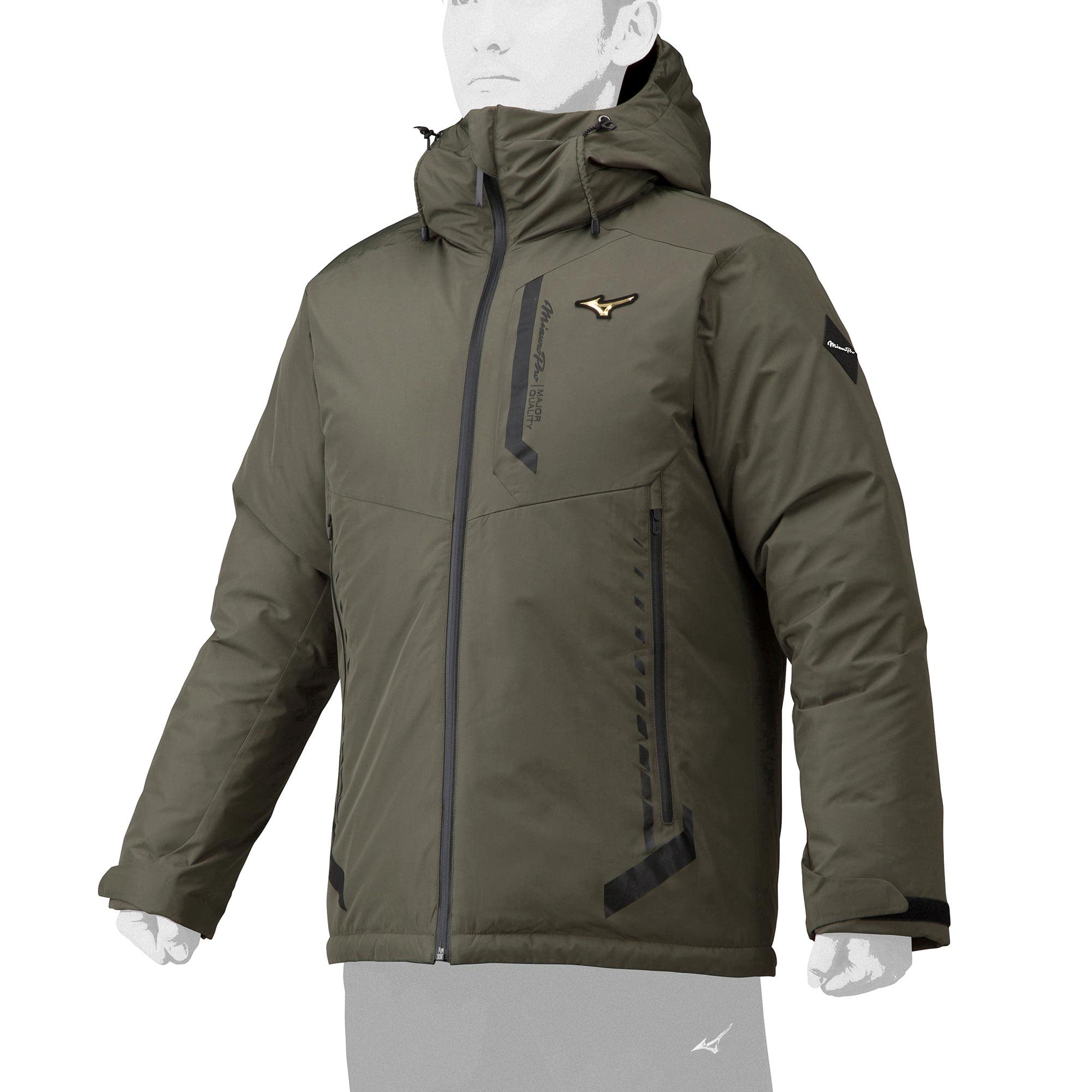 Amazon.co.jp: ミズノ MIZUNO ミズノプロ ブレスサーモダウンコート