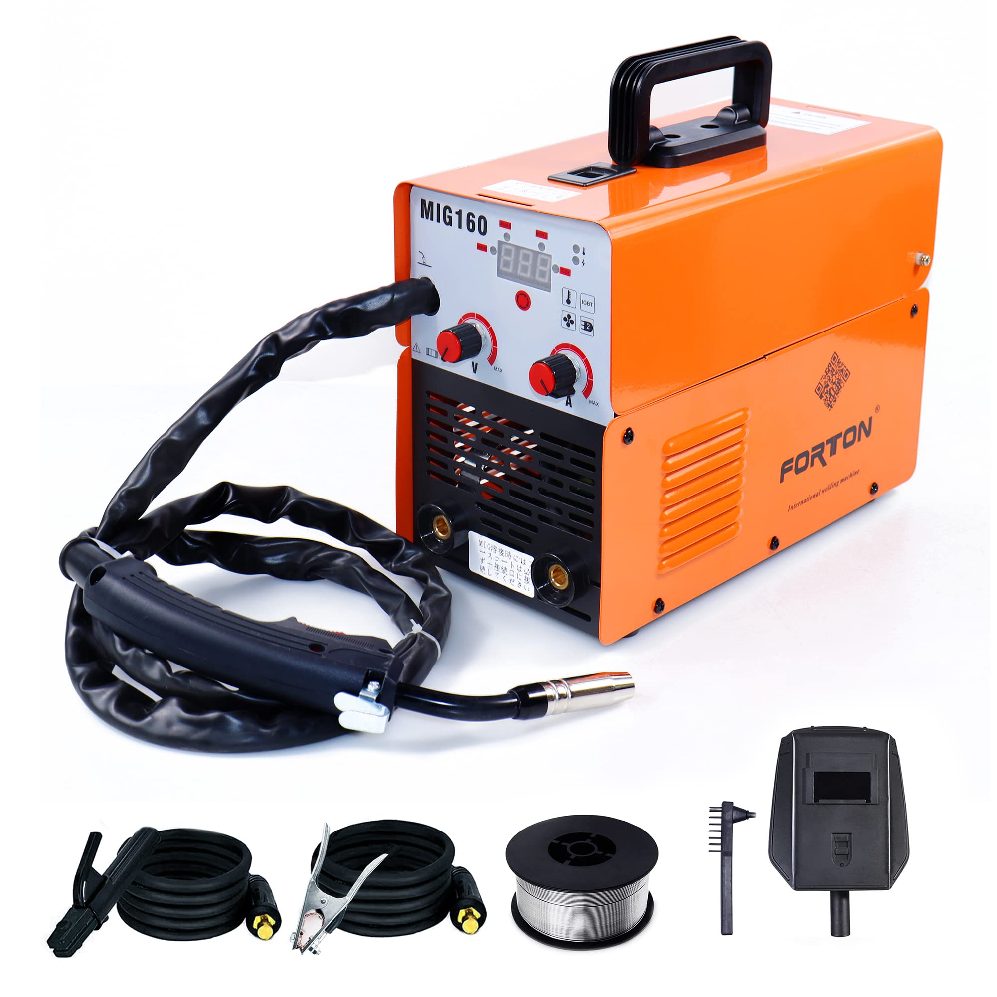 Amazon | FORTON 半自動溶接機MIG160 AC100V 1台両用 MMA・MIG