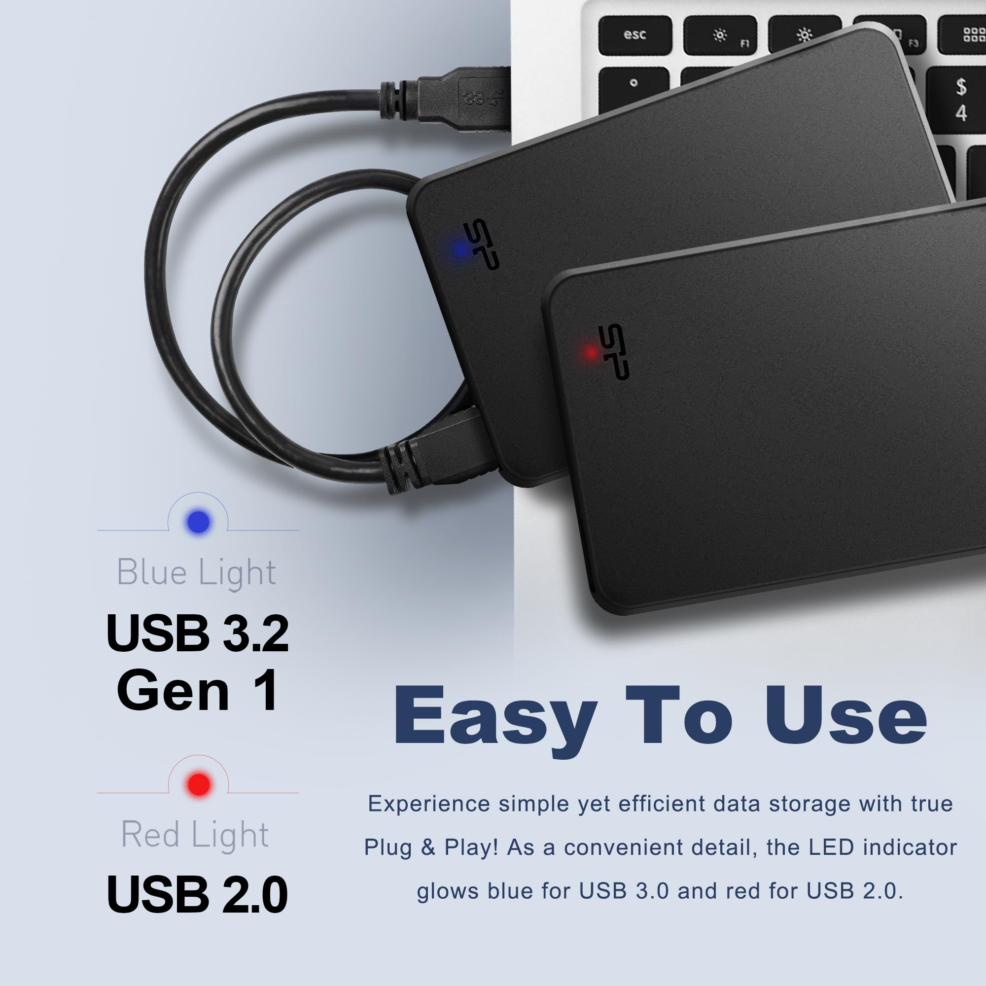 Amazon | シリコンパワー 外付けSSD 1TB USB 3.2 Gen 1 Type-A
