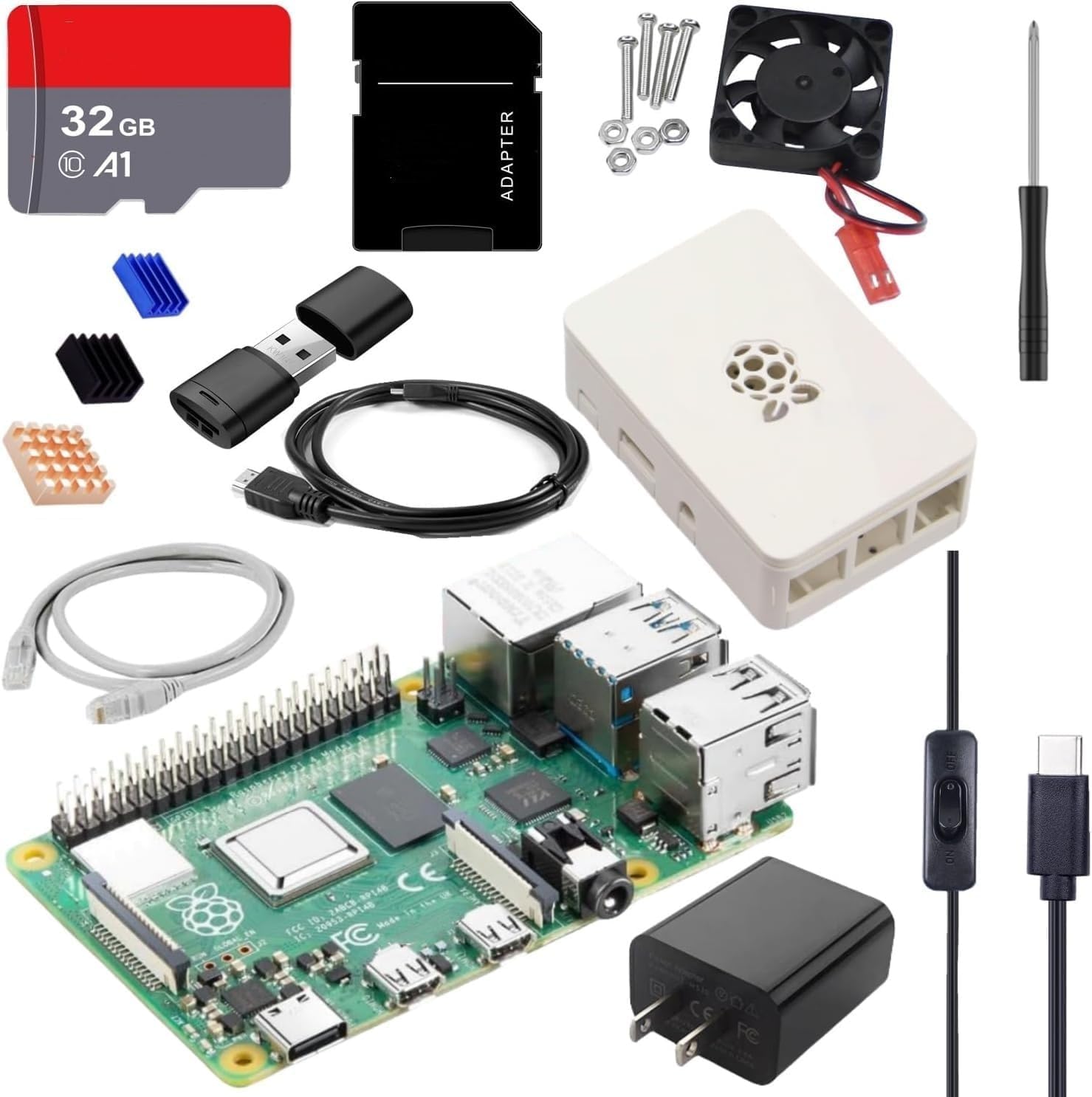 Amazon.co.jp: Vesiri Raspberry Pi 4B Starter Kit技適取得済