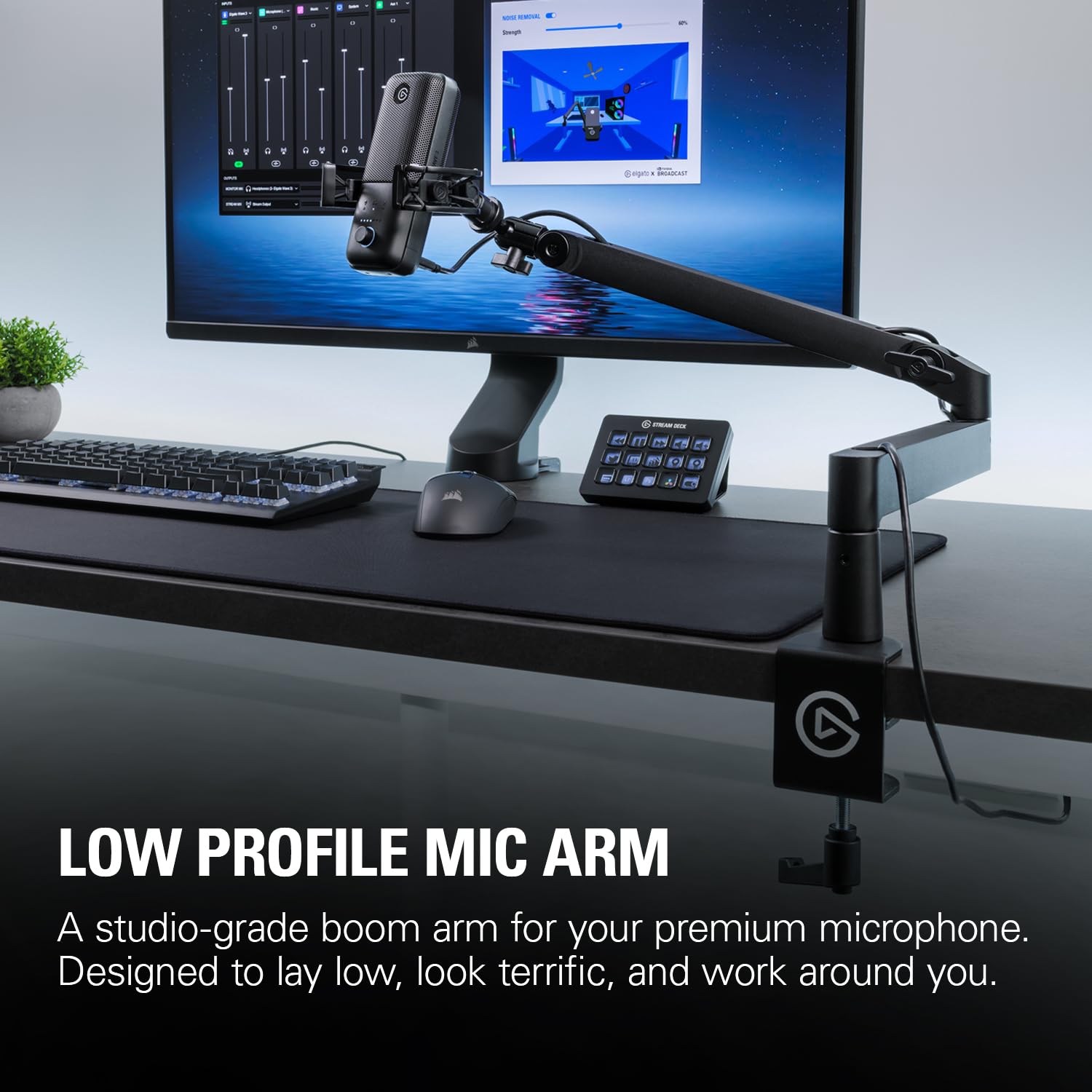 Amazon.com: Elgato Wave Mic Arm LP - Premium Low Profile