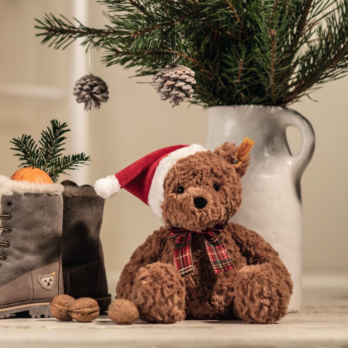 Amazon.co.jp: シュタイフ(Steiff) テディベア ジミー 「クリスマス