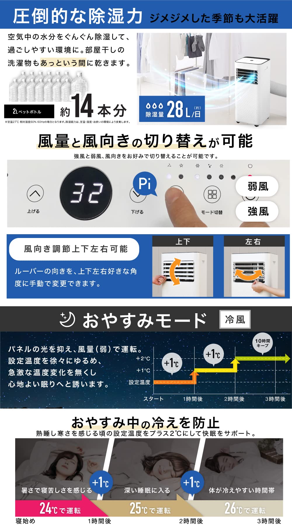 Amazon | NEOLEAD スポットクーラー 3way 移動式エアコン 移動式