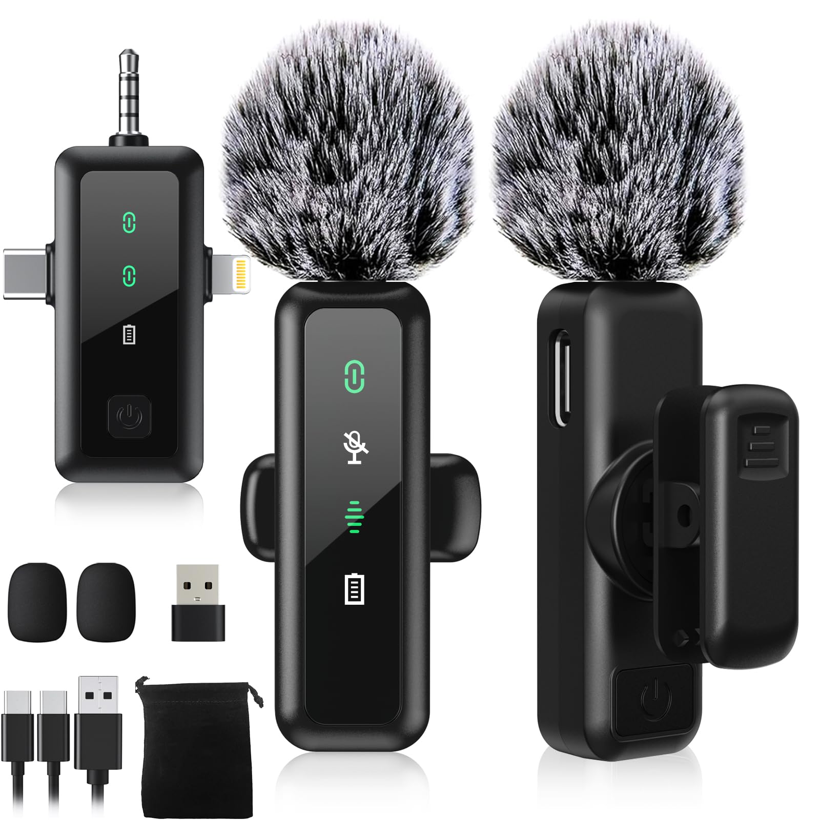 Amazon.co.jp: 【2025新型×5XLED指示灯搭載 】 BILIWAL ピンマイク