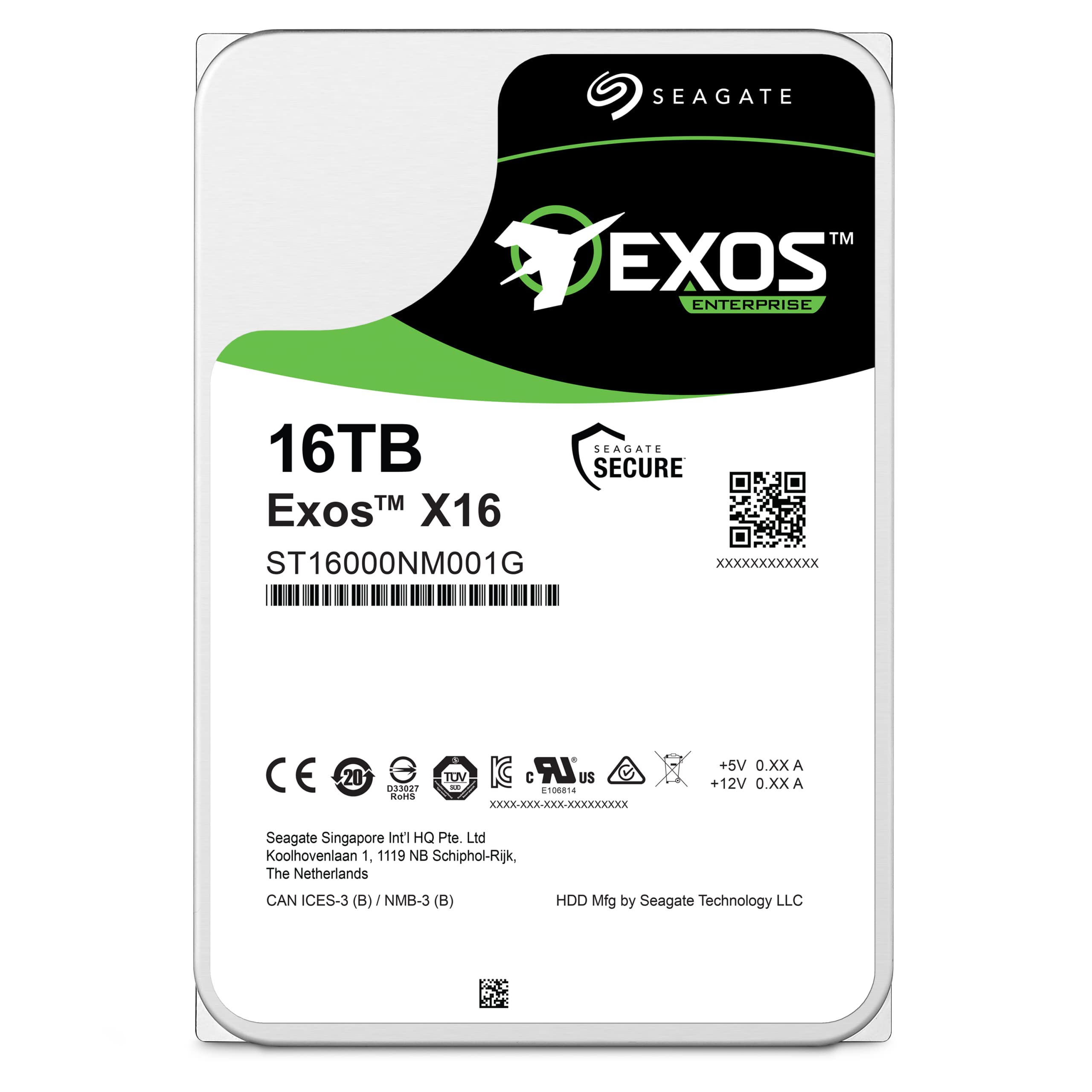 Amazon | Seagate Exos X16 SATA 512e 3.5インチ 16TB 内蔵