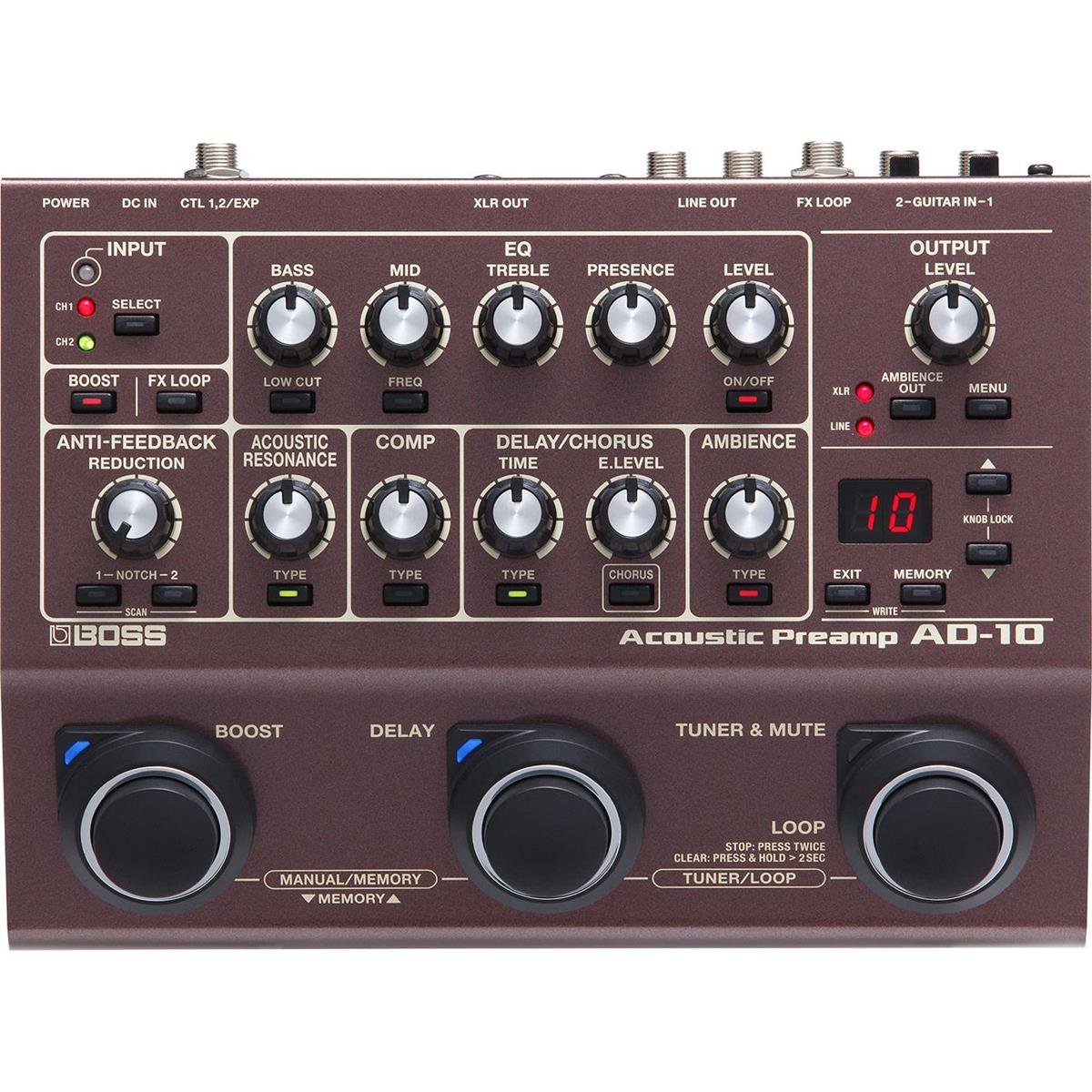 Amazon.co.jp: BOSS/AD-10 Acoustic Preamp ボス アコースティック