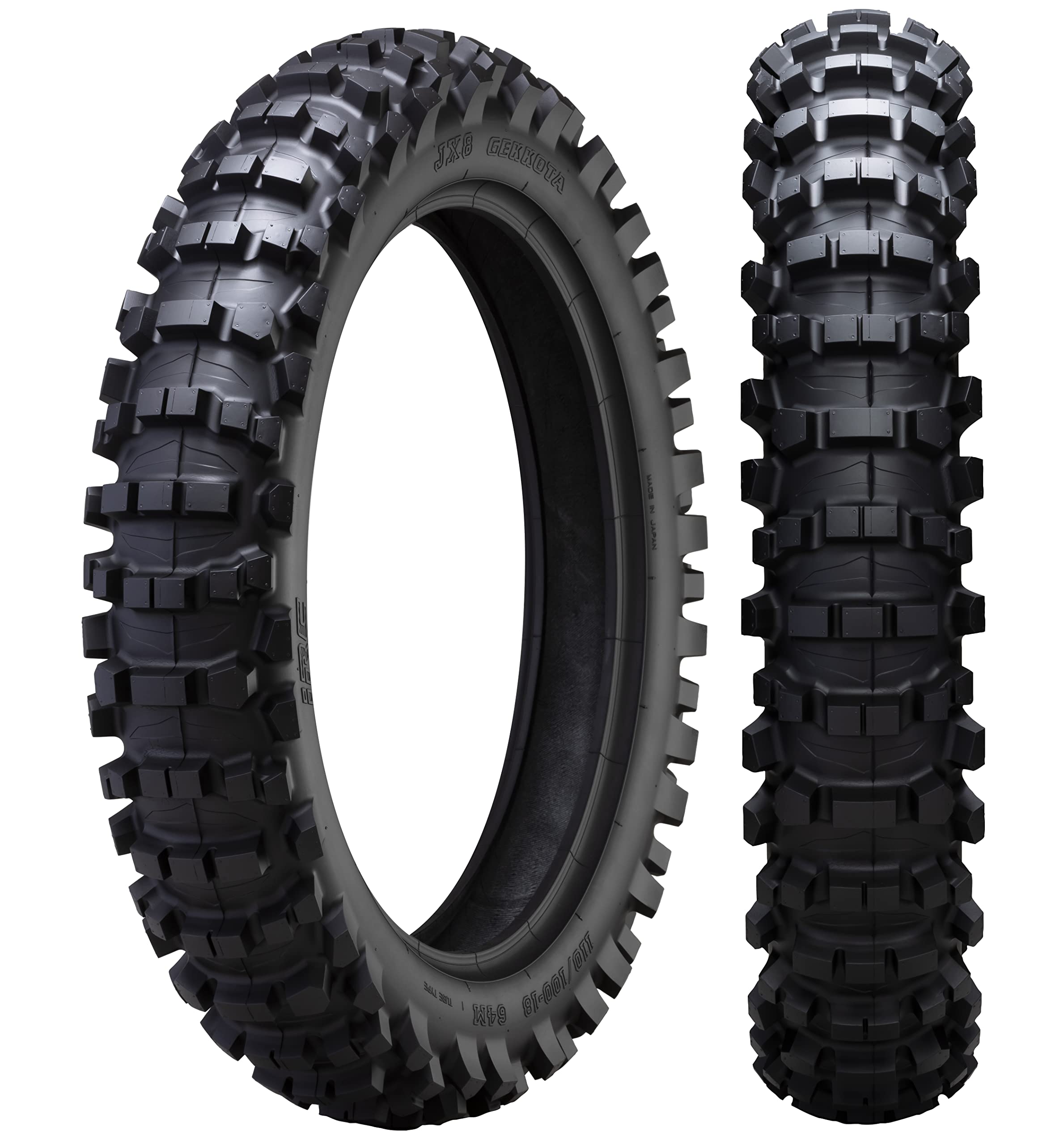 Amazon.com: JX8 GEKKOTA 110/100-18 64M WT (tube type) Rear (rear