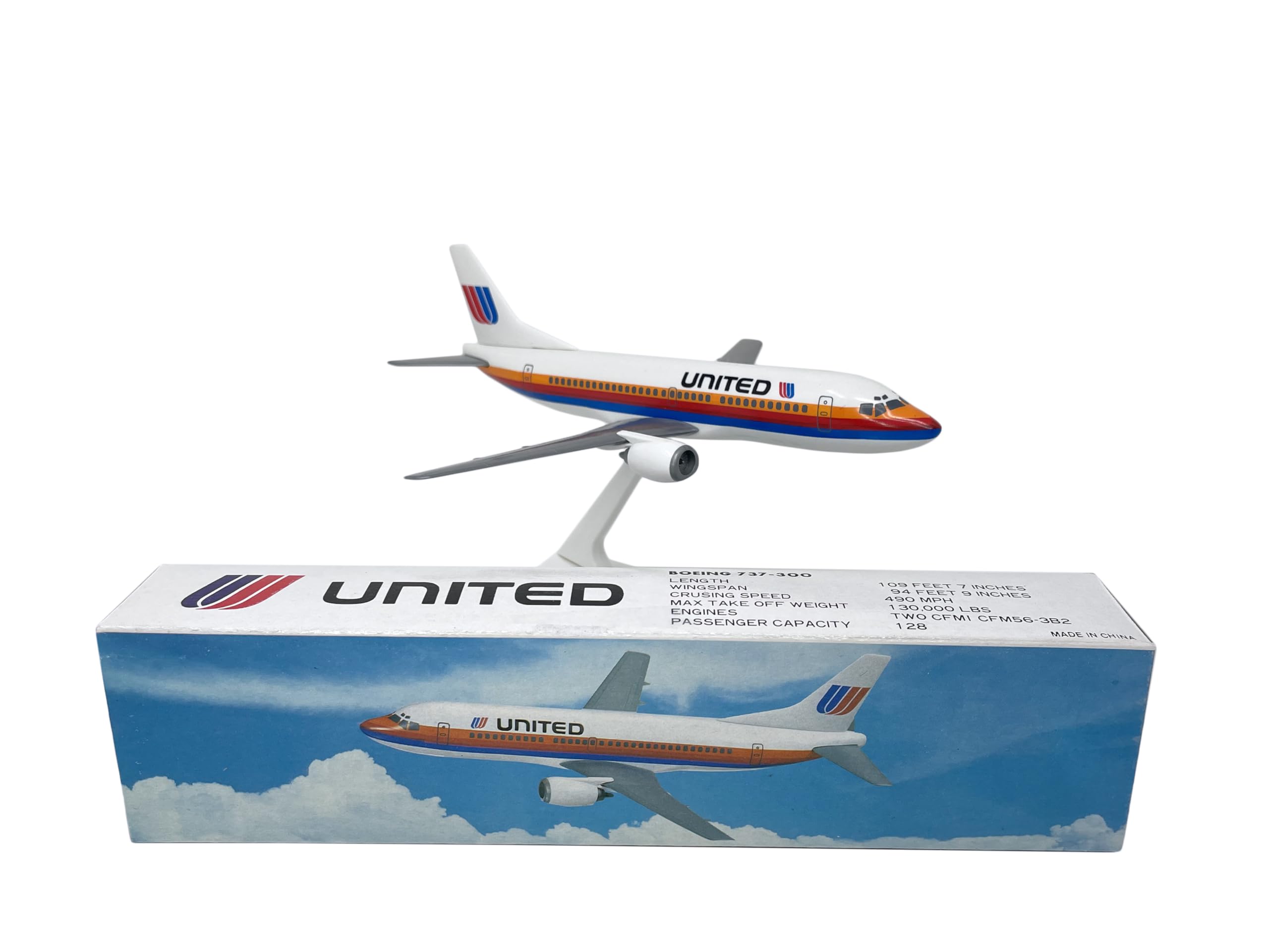 Amazon.com: Flight Miniatures United (76-93) 737-300 1:180 Scale