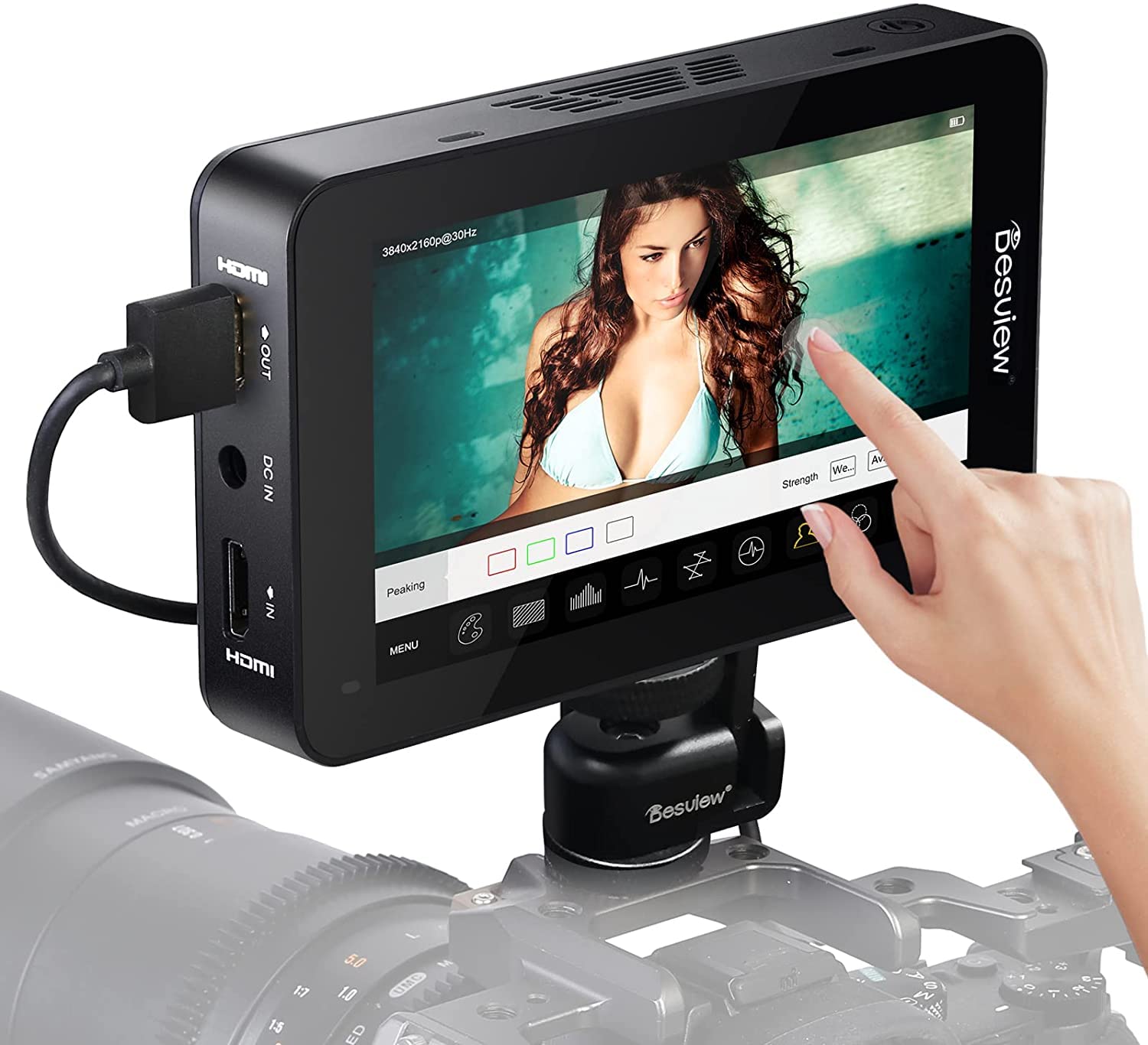 Amazon | Desview R6 UHB 4K モニター 5.5インチ カメラ フィールド