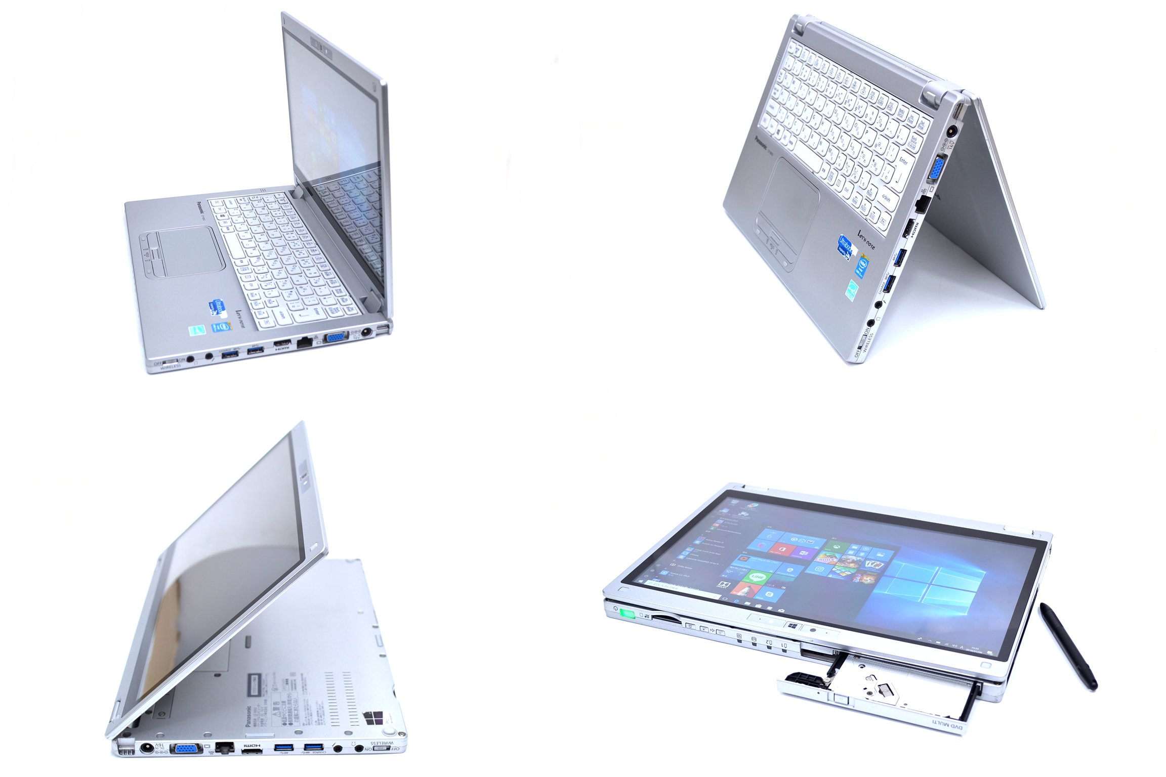 Amazon.co.jp: フルHD IPSタッチパネル 可変式タブレット パナソニック