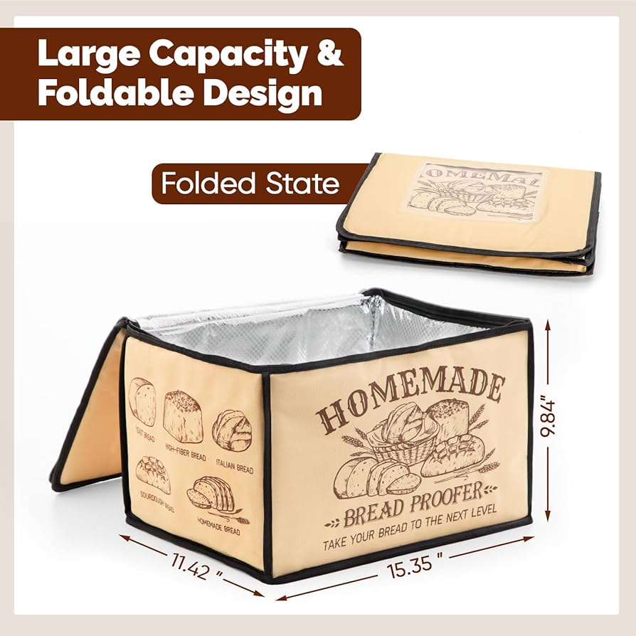 Amazon.com: Nefelibata Proofing Box Bread Proofer with Heater