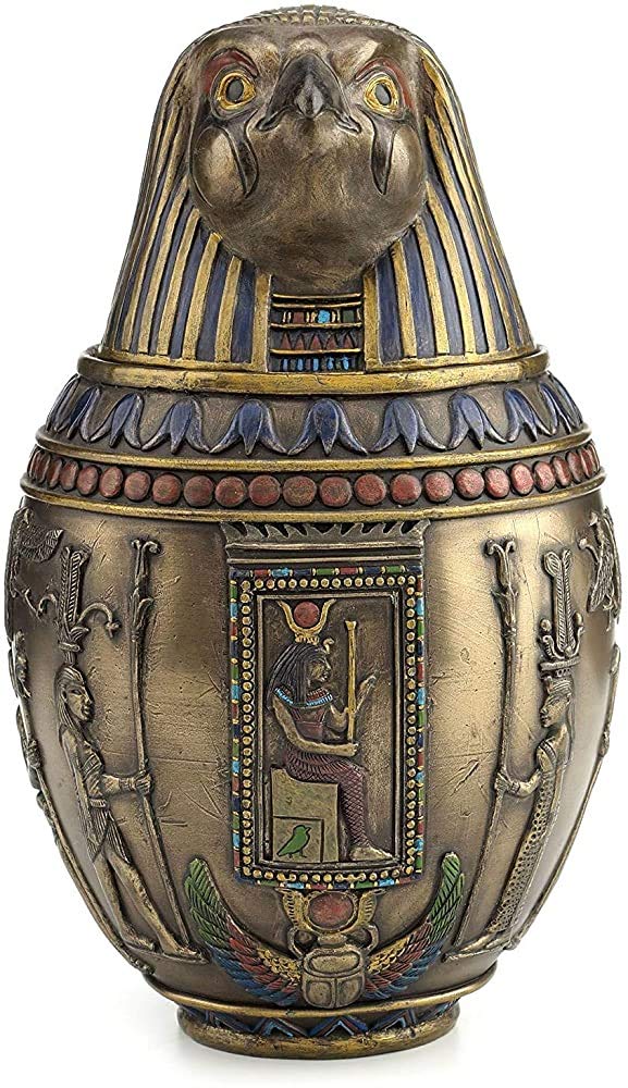 Amazon｜古代エジプトのカノプス壺のレプリカの瓶-プレミアムコールド