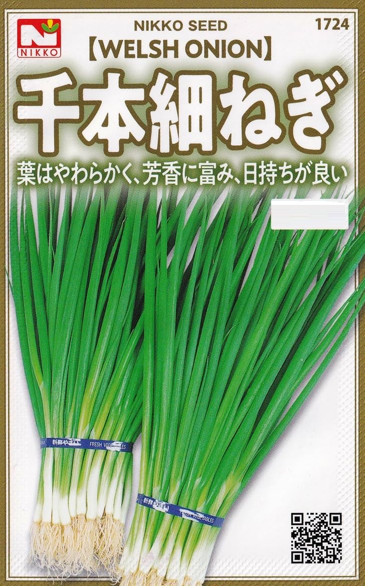 Amazon | 日光種苗 ネギ 千本細ねぎのタネ [1724] | 野菜