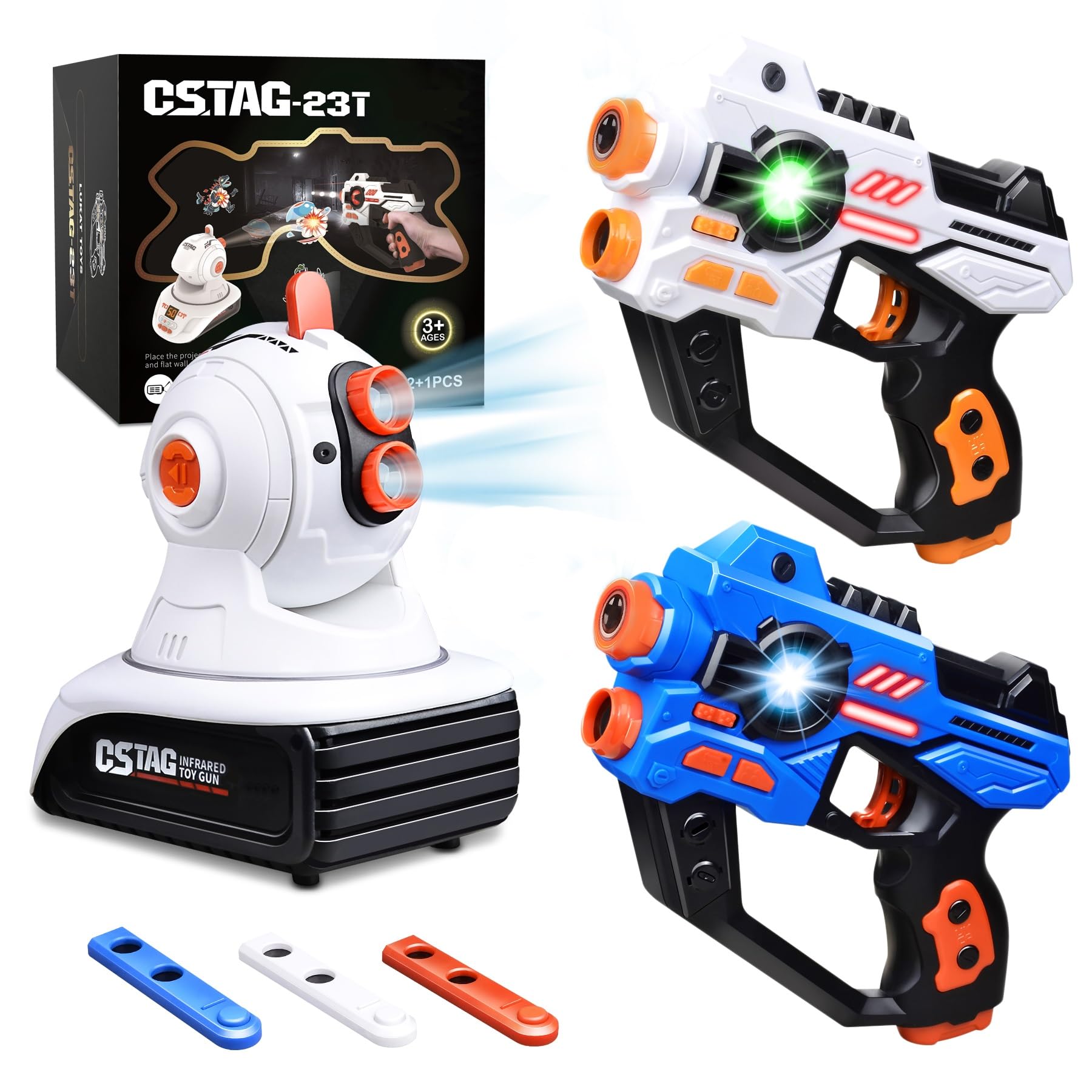 Amazon.com: Laser Tag, 2 Lazer Toy Gun of Projector with Digital