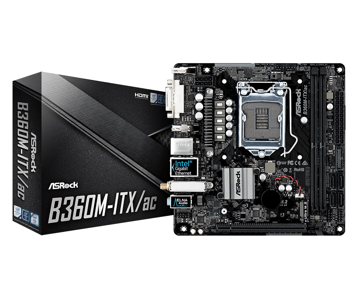 Amazon | ASRock Intel B360チップセット搭載 Mini-ITXマザーボード