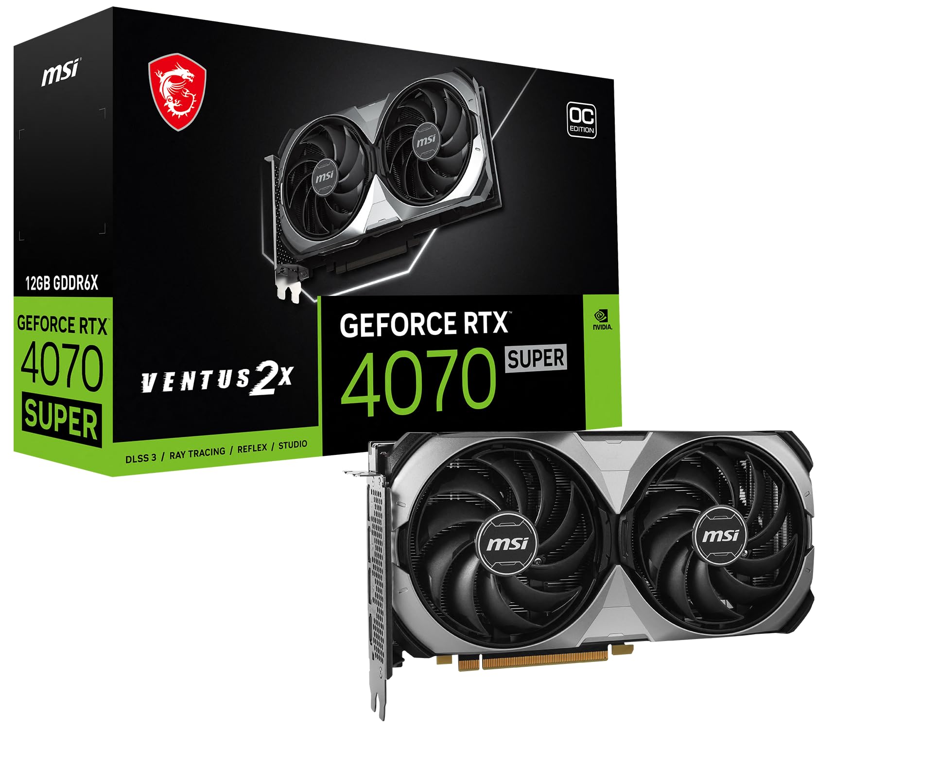 Amazon | MSI Gaming RTX 4070 Super 12G Ventus 2X OC グラフィック