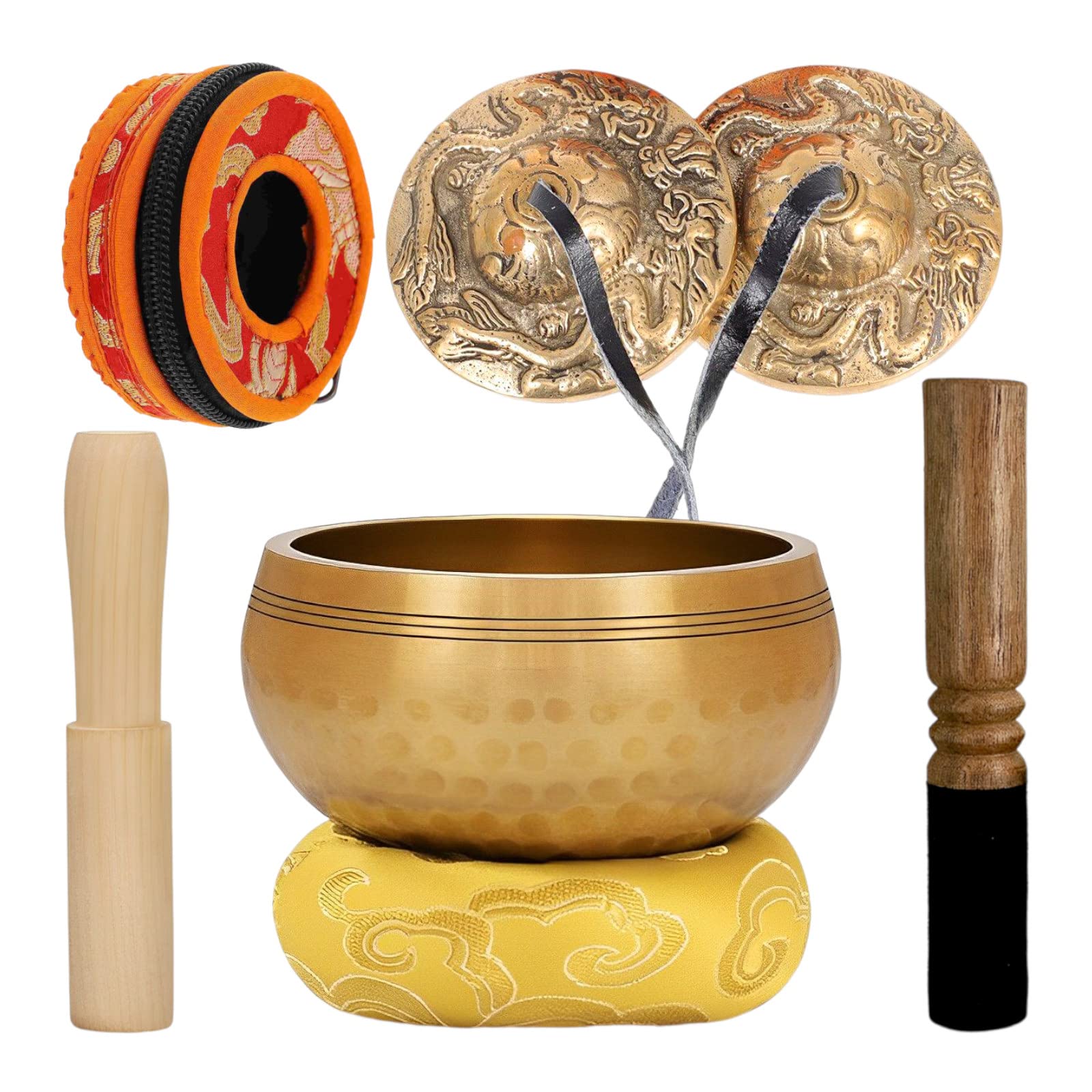 Amazon | heizi ティンシャ シンギングボウル 6点セット ヨガ 瞑想