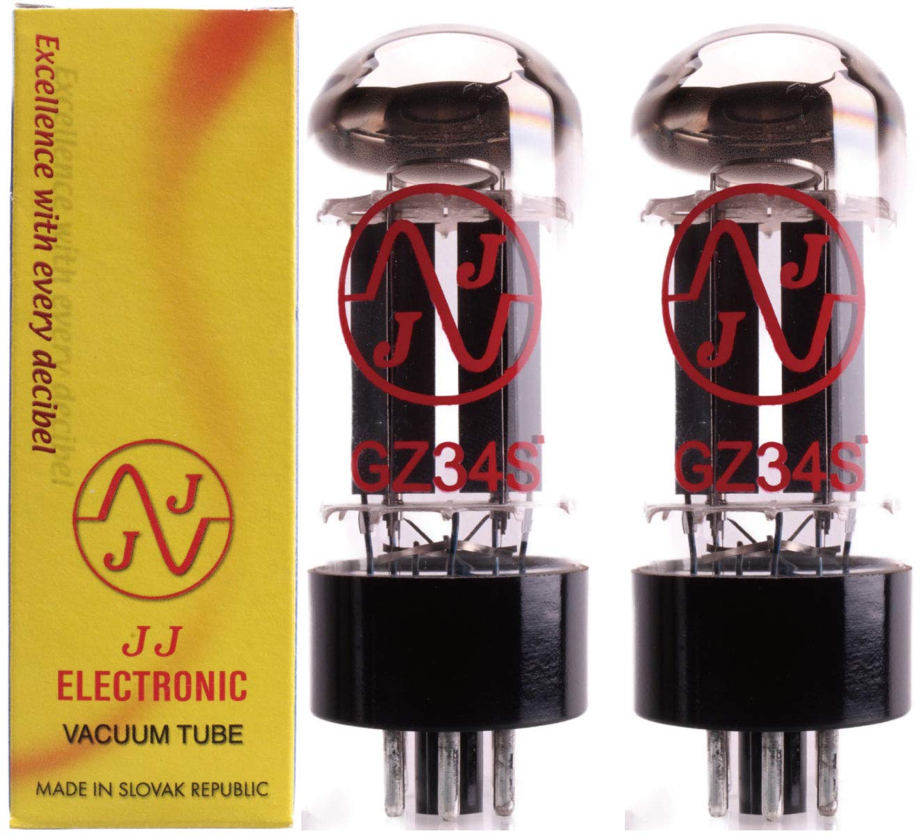 Amazon | 5AR4/GZ34 JJ 2本マッチ 真空管PX39【1年ロング保証】【音質