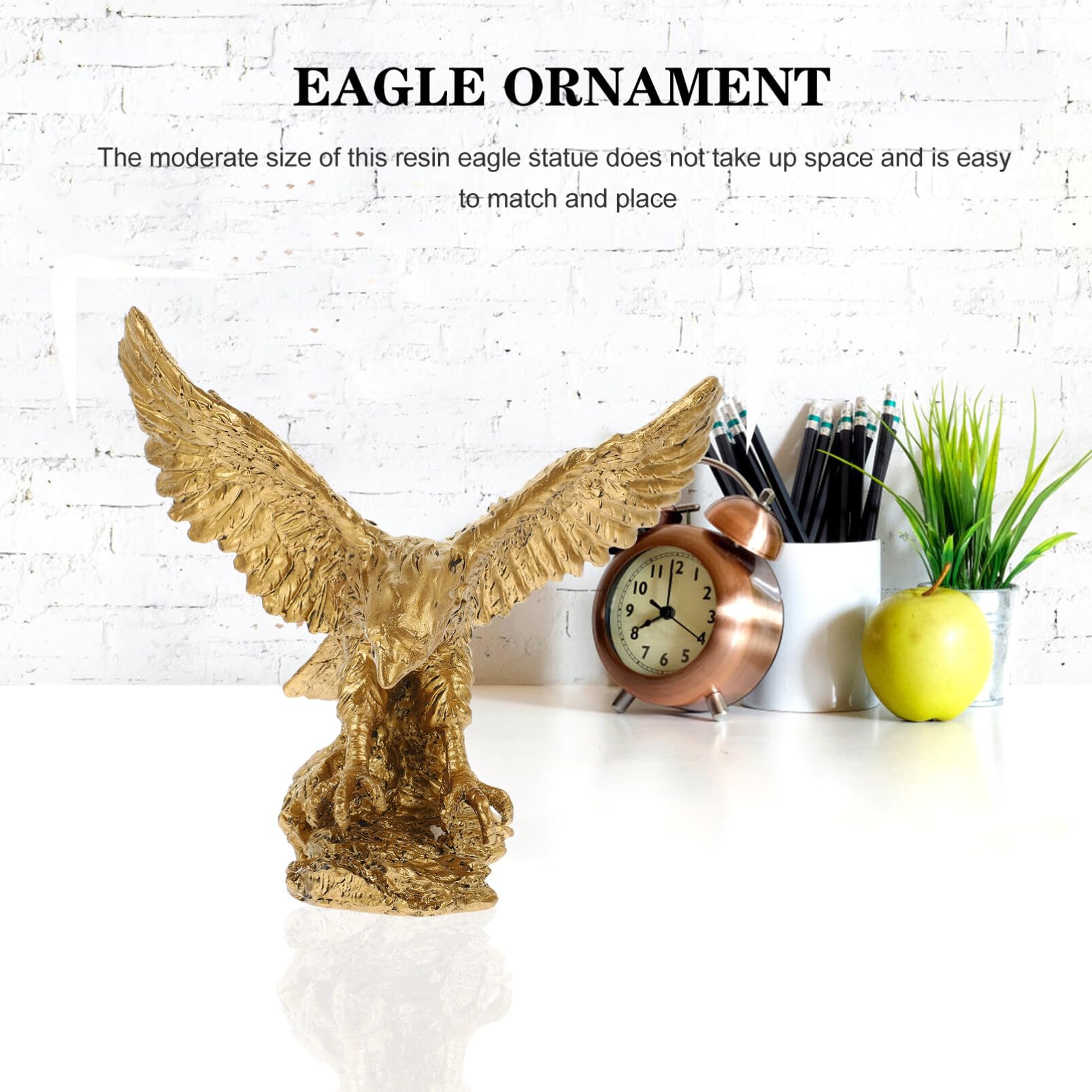 Amazon｜PRETYZOOM 鷲 像 飛行 鷲 彫刻 風水 幸運 ハゲ 鷲 鷹 像 装飾