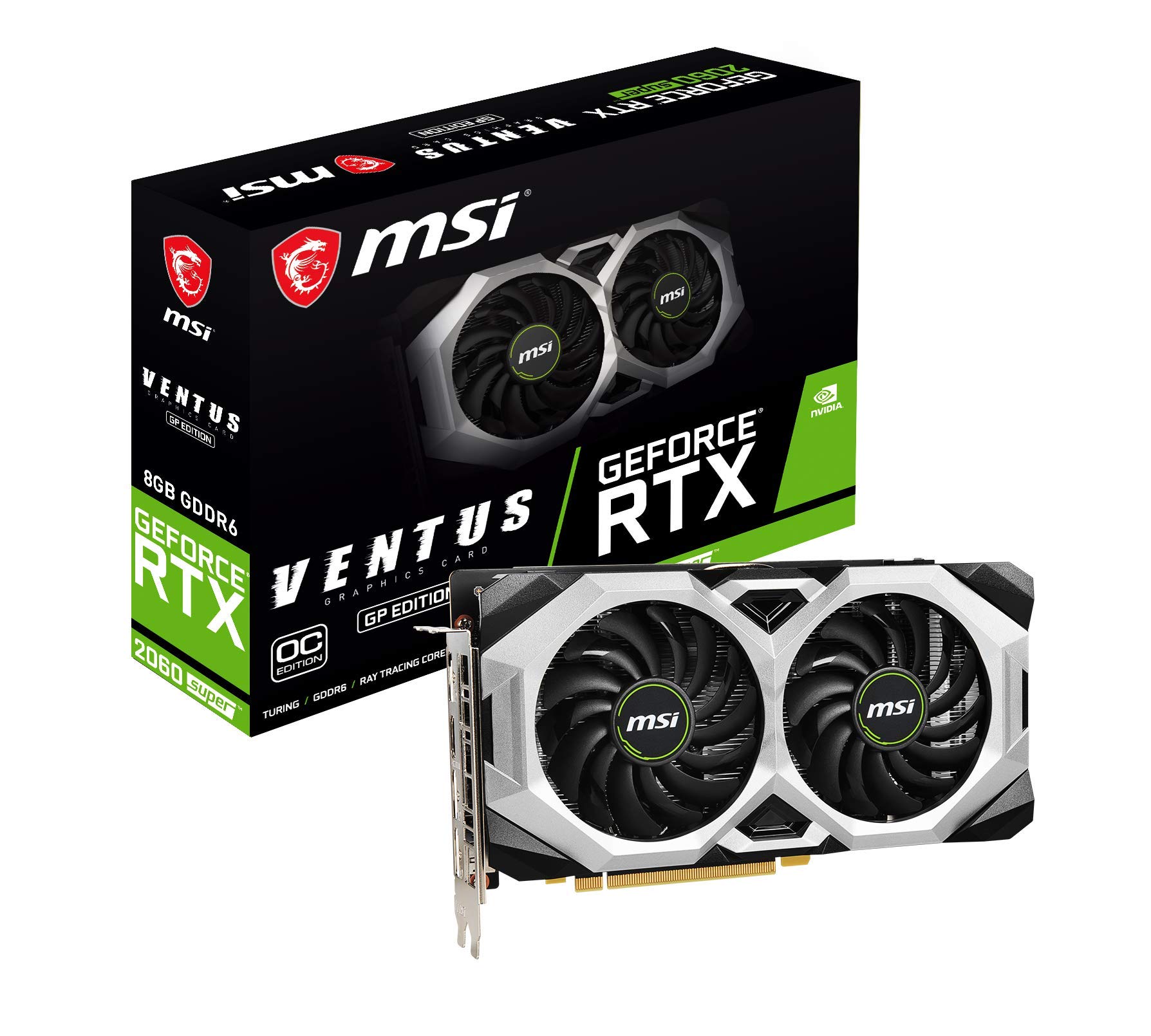 Amazon | MSI GeForce RTX 2060 SUPER VENTUS GP OC/A グラフィックス