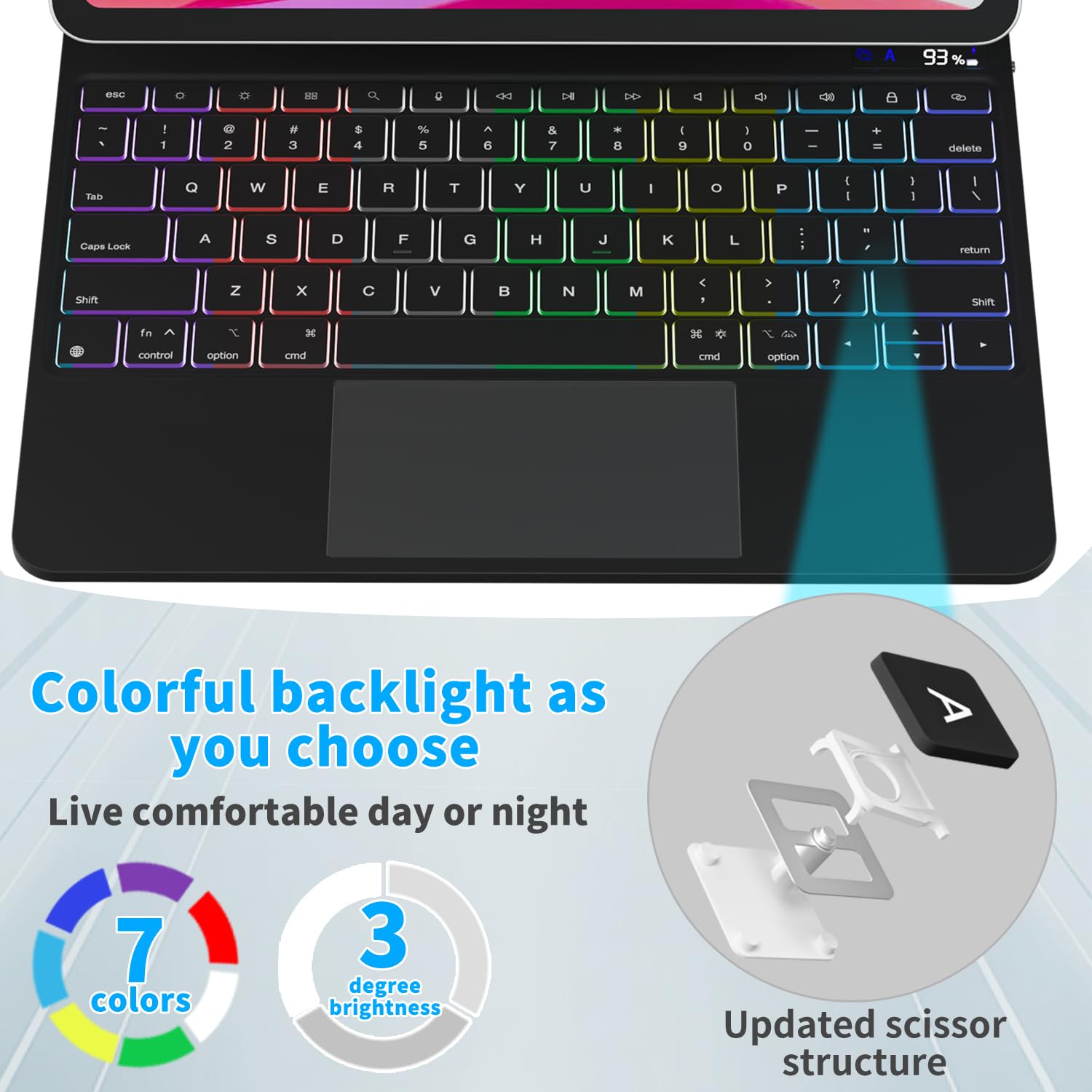 Amazon.com: Emoonland Magic Keyboard for iPad 13 Pro (M4), iPad