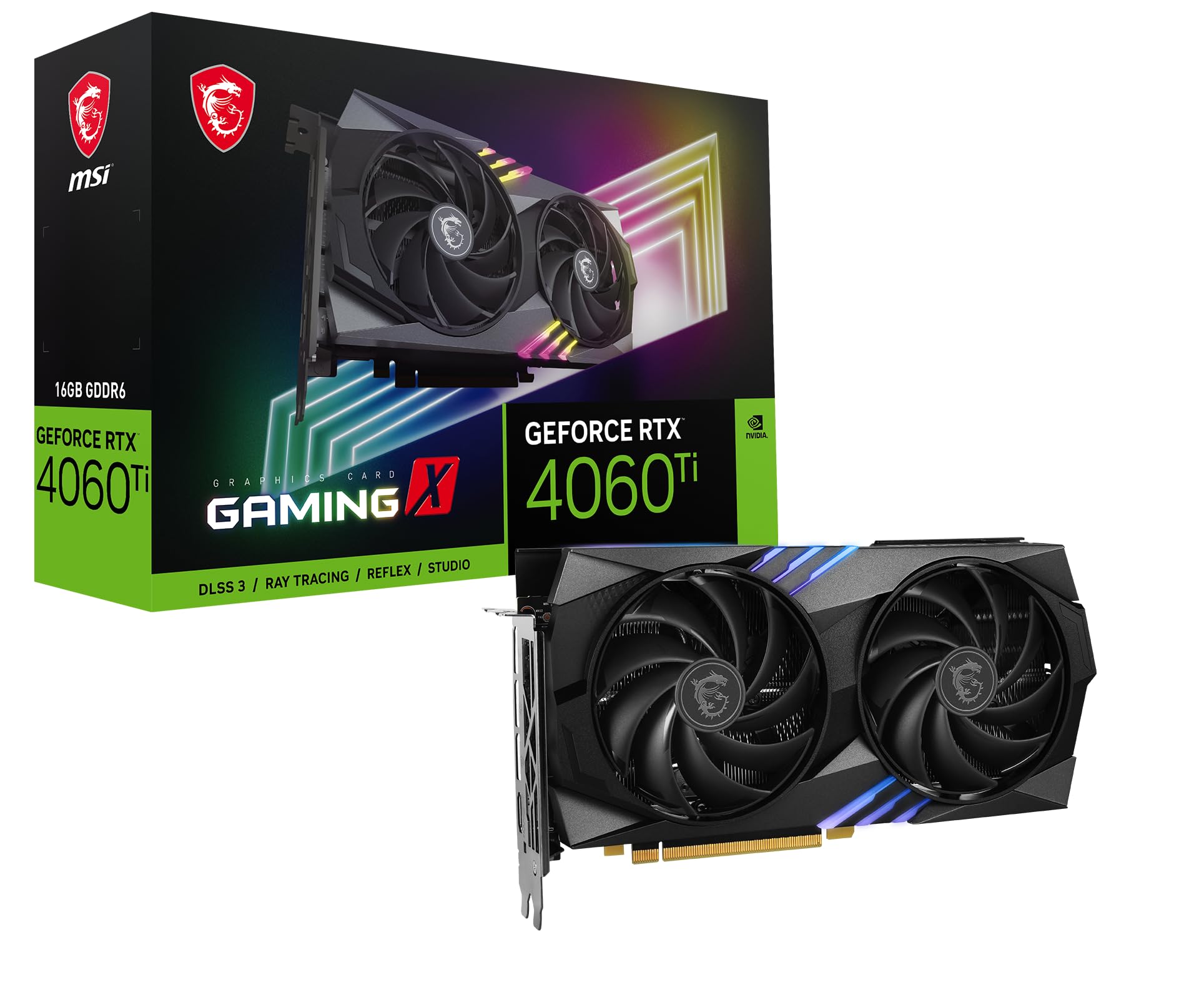 Amazon | MSI グラフィックスボード GeForce RTX 4060 Ti GAMING X 16G