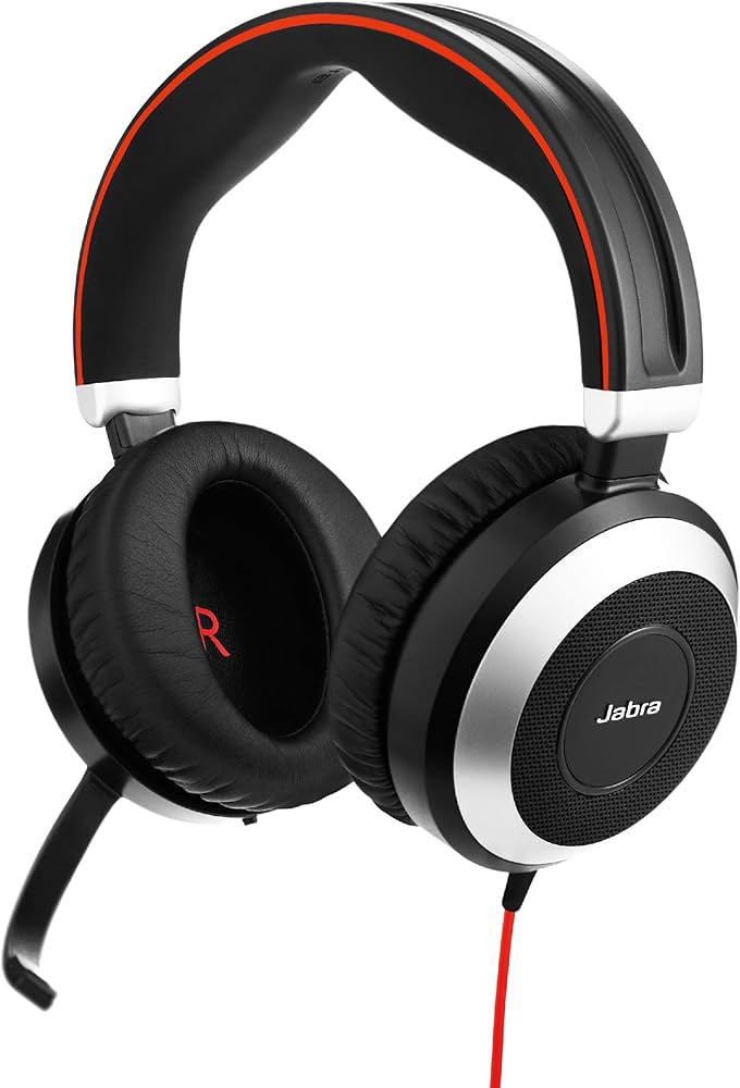 Amazon.com: Jabra Evolve 80 MS Teams Wired Headset Professional