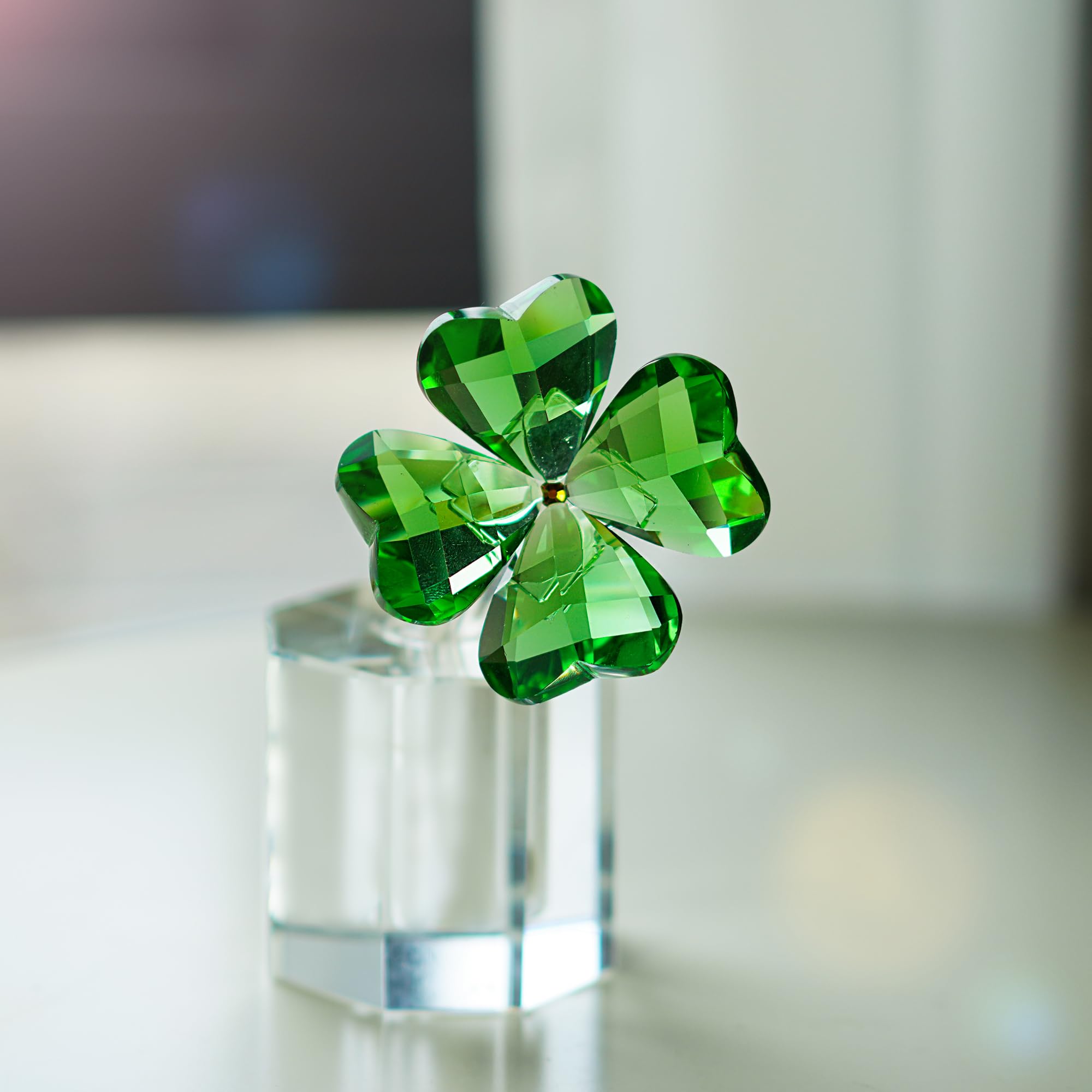 Amazon.co.jp: HDCRYSTALGIFTS 4インチ クリスタルフラワー ドリームズ