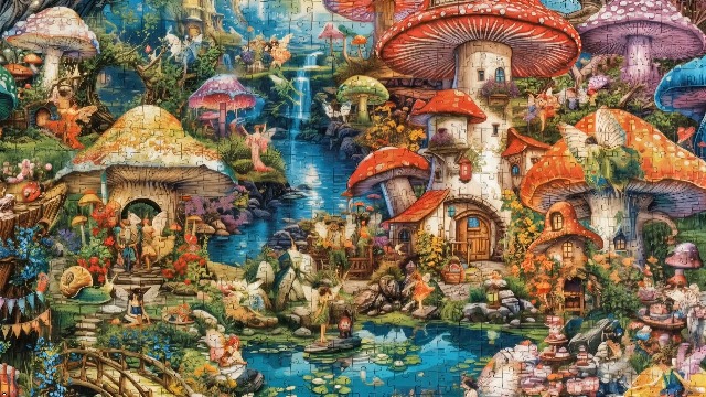 Amazon.com: Buffalo Games - 1000 Piece Jigsaw Puzzle Aimee Stewart