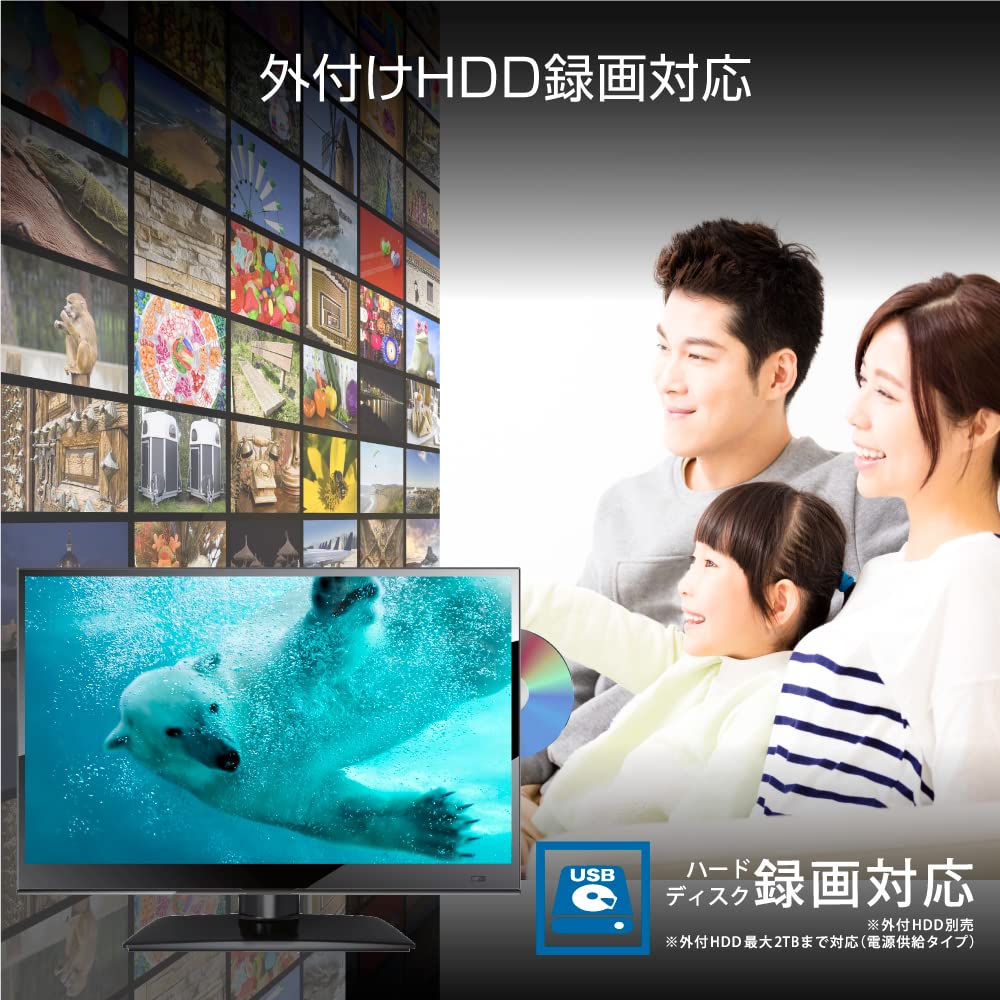 Amazon.co.jp: ASTEX 16V型 液晶テレビ DVDプレーヤー内蔵 地デジ