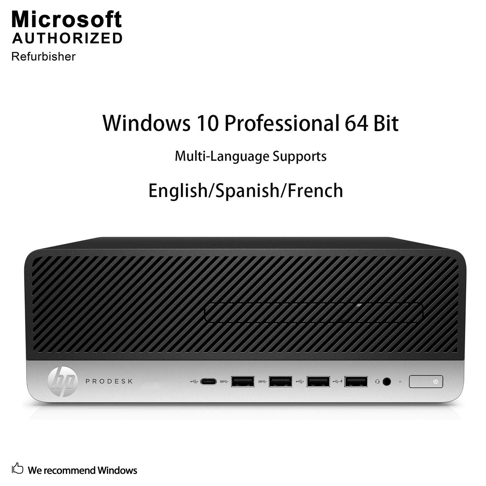 Amazon.com: HP Business Desktop ProDesk 600 G3 SFF Computer, Intel