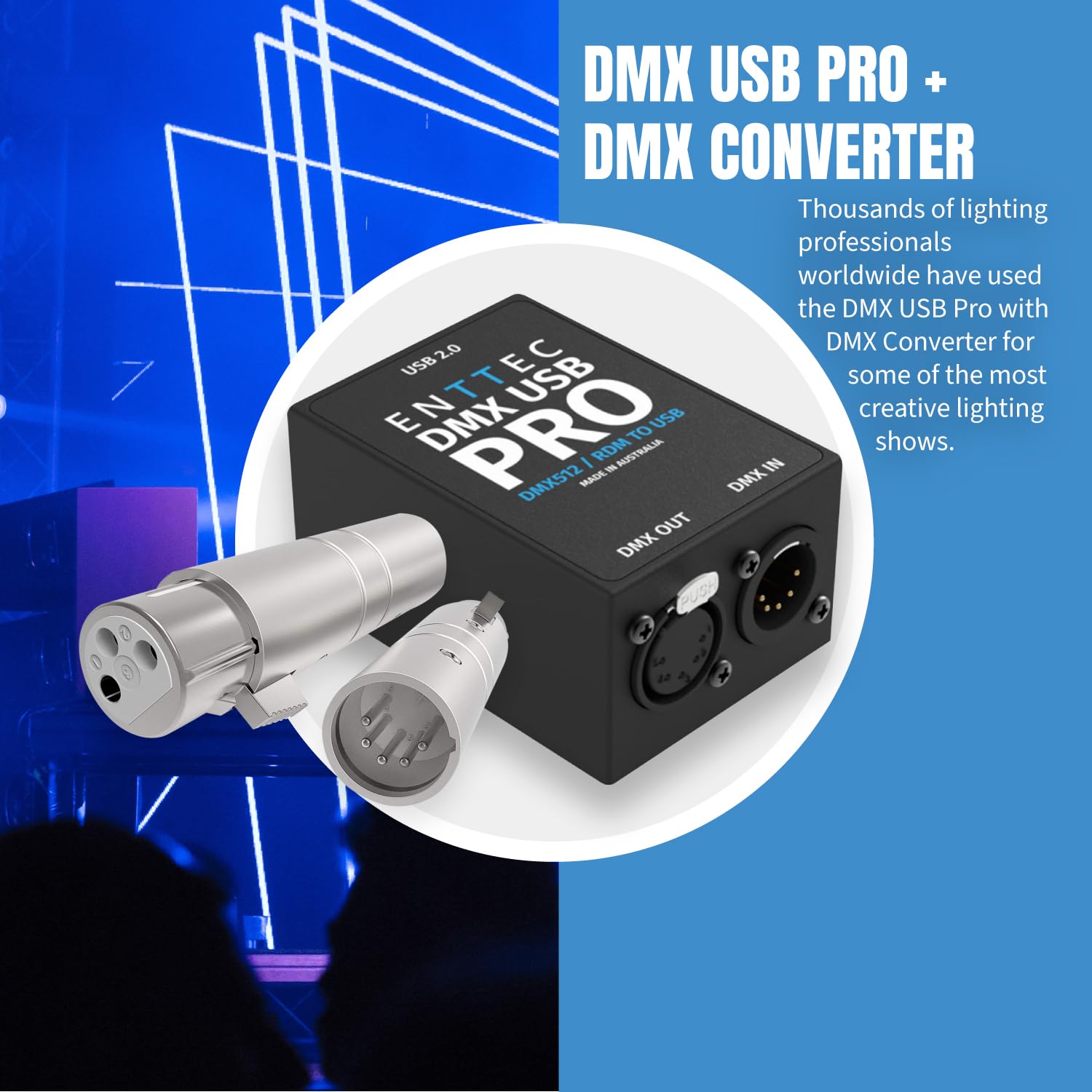 Amazon.co.jp: Enttec DMX USB Pro 70304 ライティングコントローラー