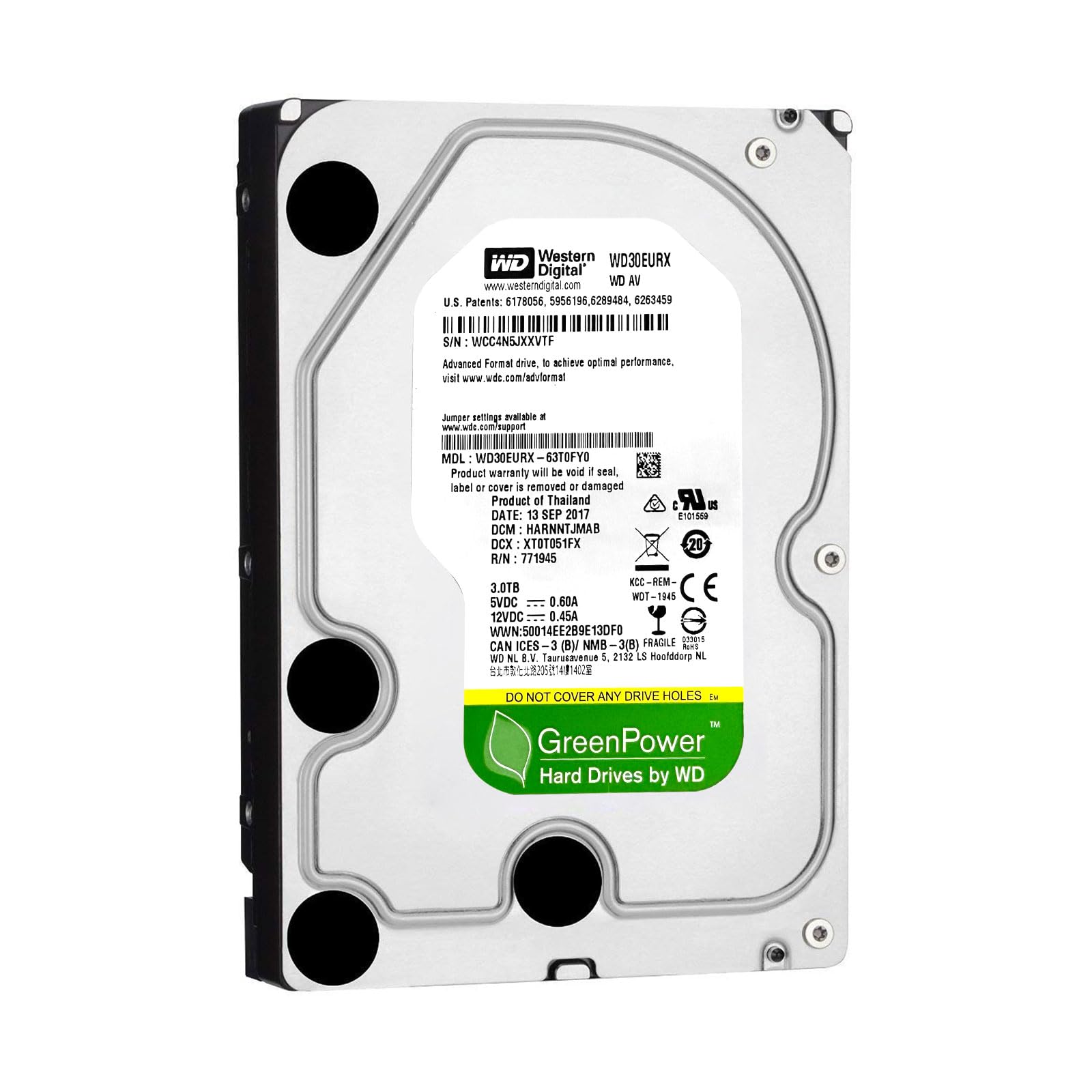 Amazon | WD hdd 3TB 3.5インチGreenPower,Digital Western 内蔵型