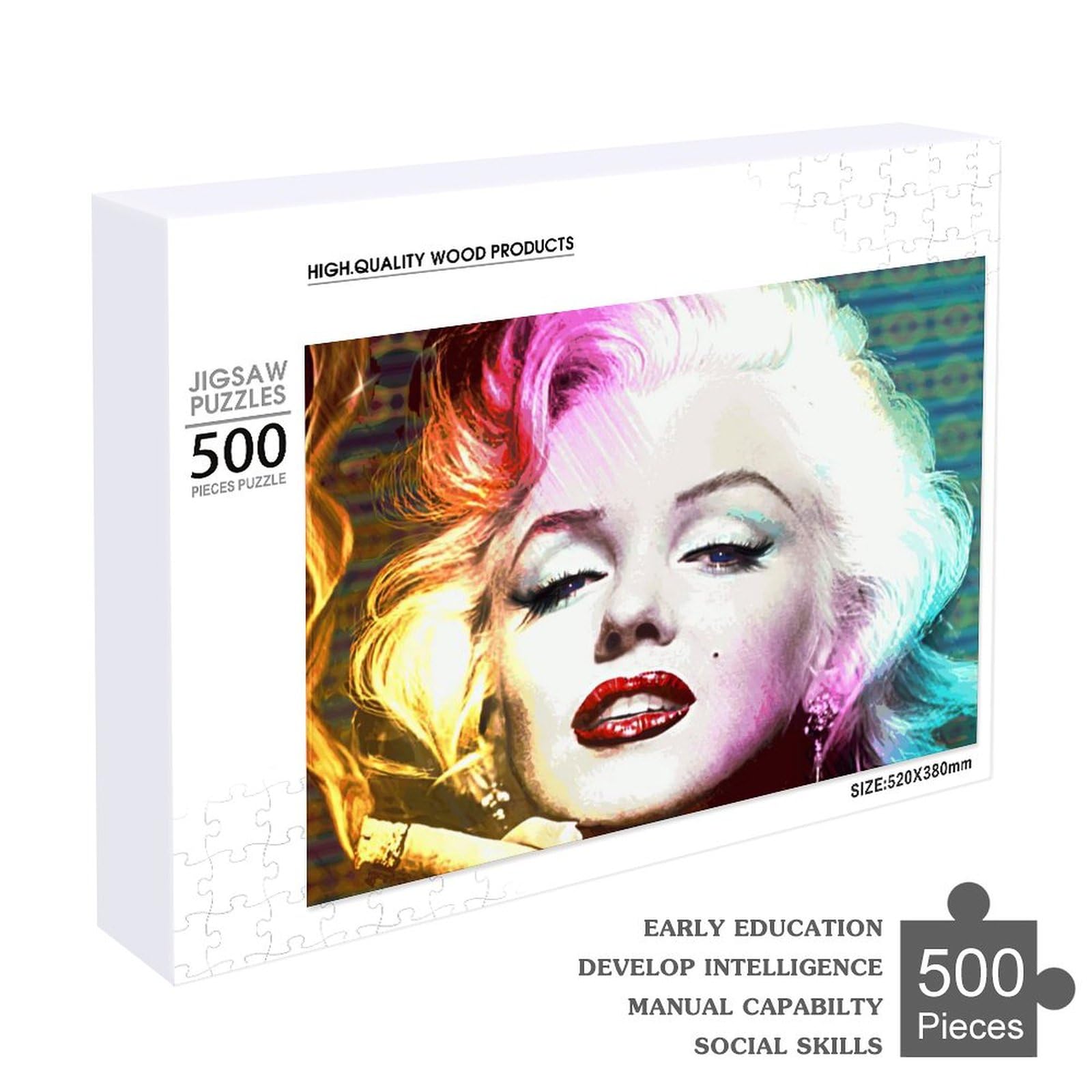 Amazon | マリリンモンロー ジグソーパズル 500ピース パズル 木製