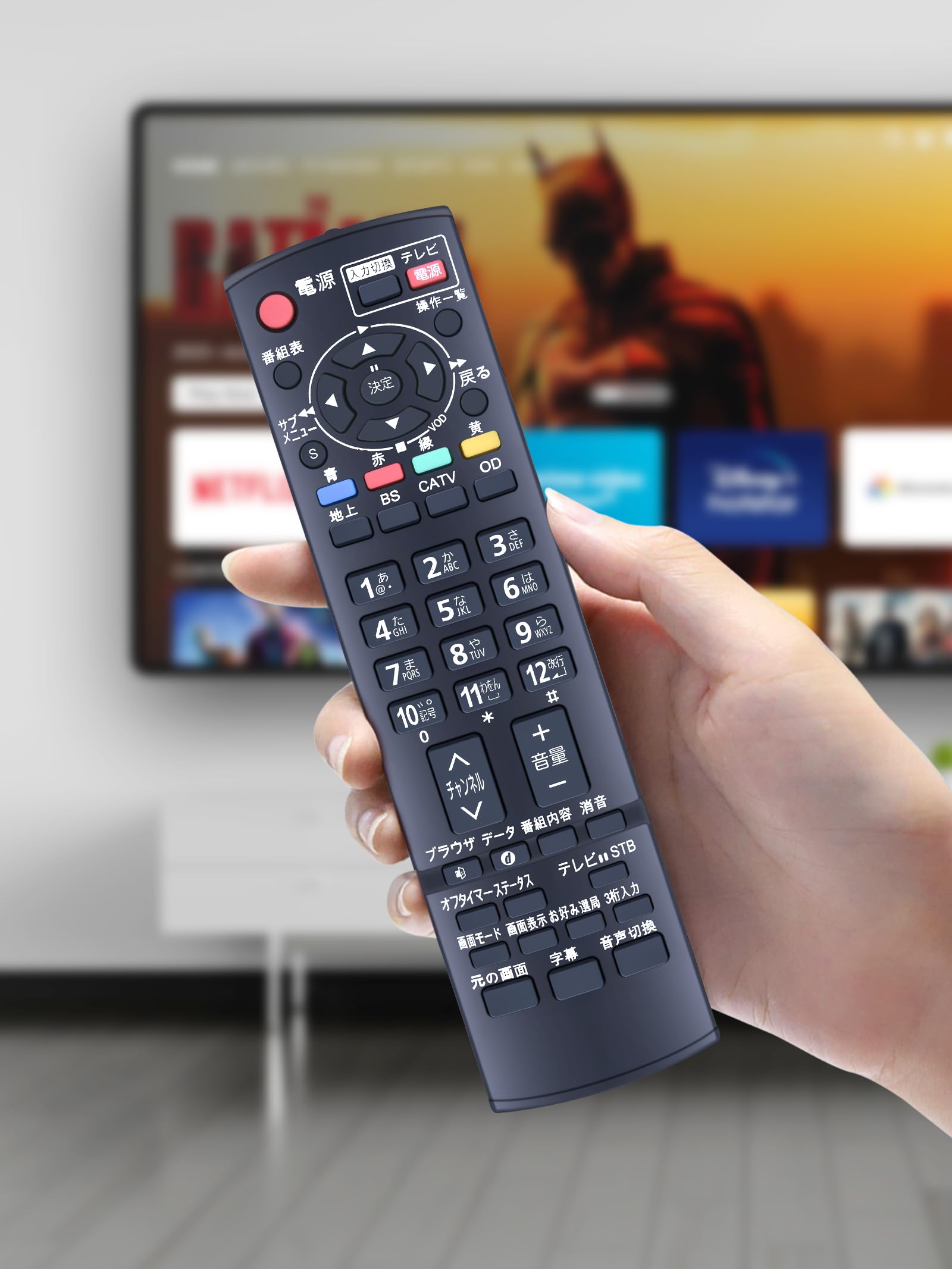 Amazon | テレビリモコン N2QAYB000317 for パナソニック CATV