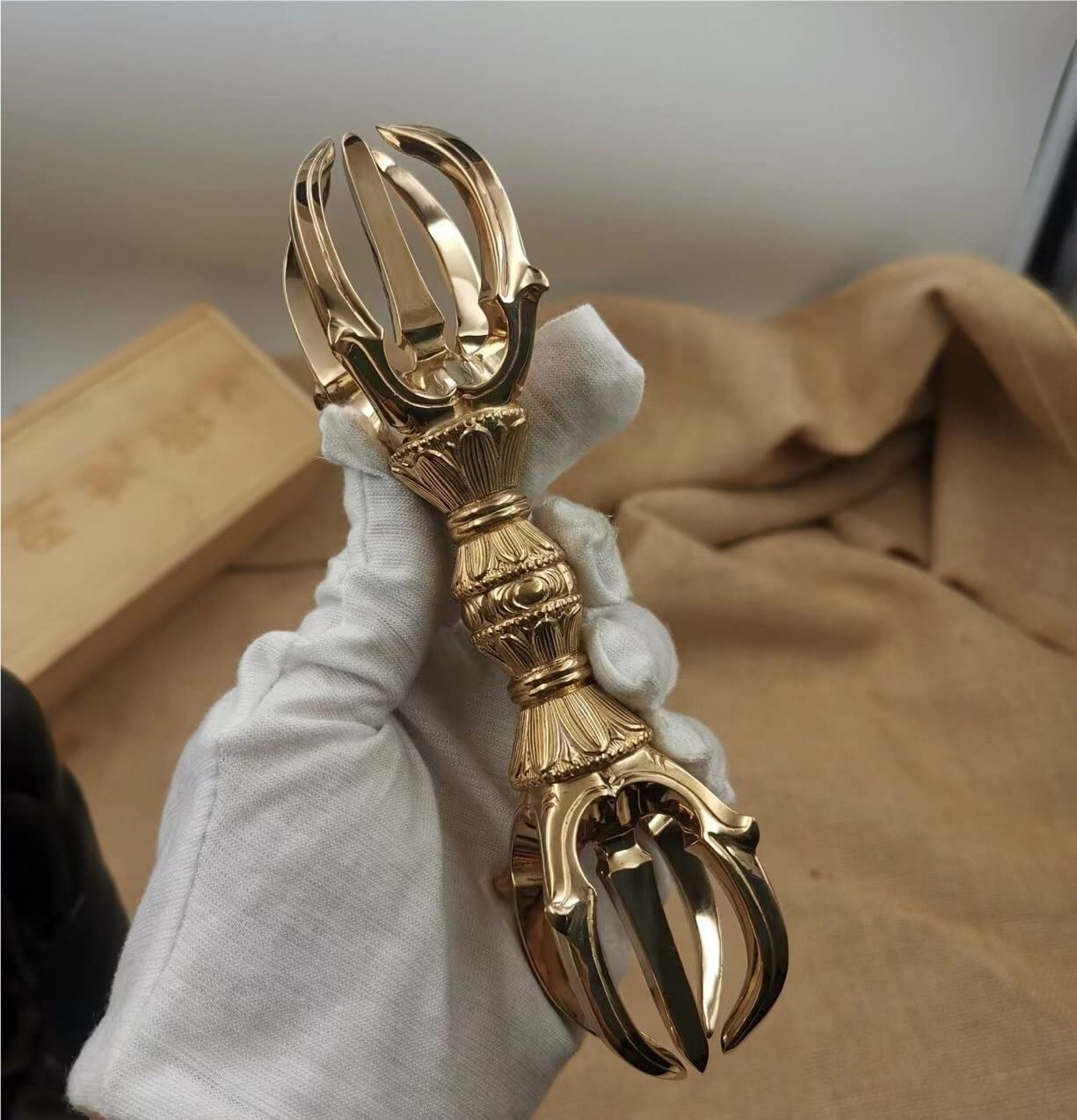 Amazon｜密教法具 寺院用仏具 五鈷杵 金剛杵仏具 法具 お守り 御守 魔