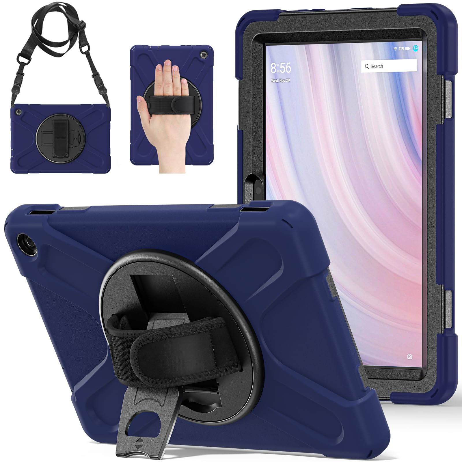 Amazon.co.jp: Fire HD 10 ケース 第13世代 2023年発売 耐衝撃 頑丈三