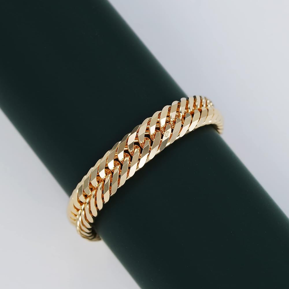 Amazon | [スペランツァ] K18 18金 喜平 リング 12面トリプル 8号 4.3