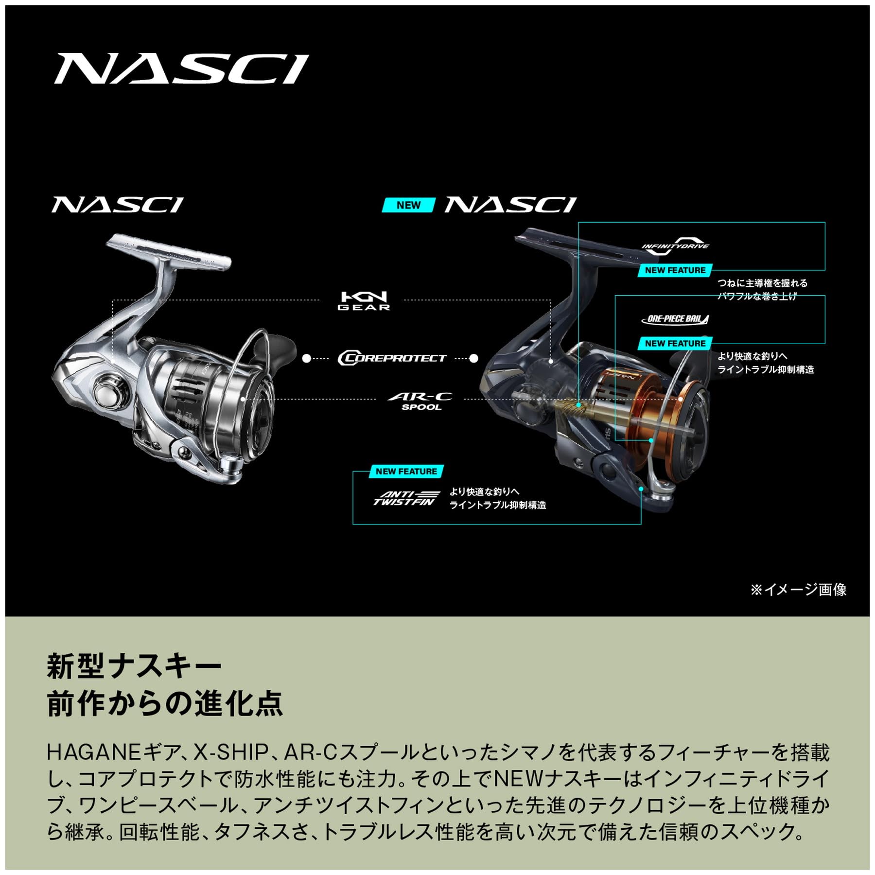 Amazon | シマノ(SHIMANO) スピニングリール 26ナスキー C2000S