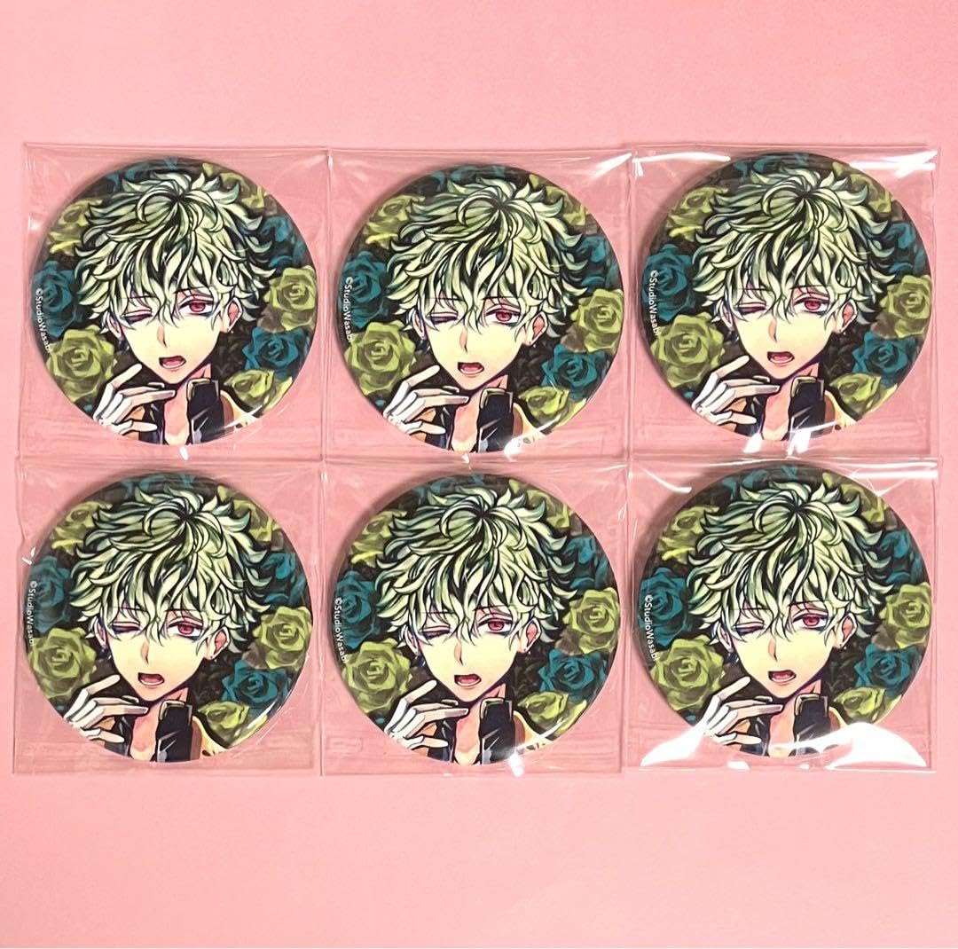 あくねこ悪魔執事と黒い猫カワカミハナマル缶バッジ