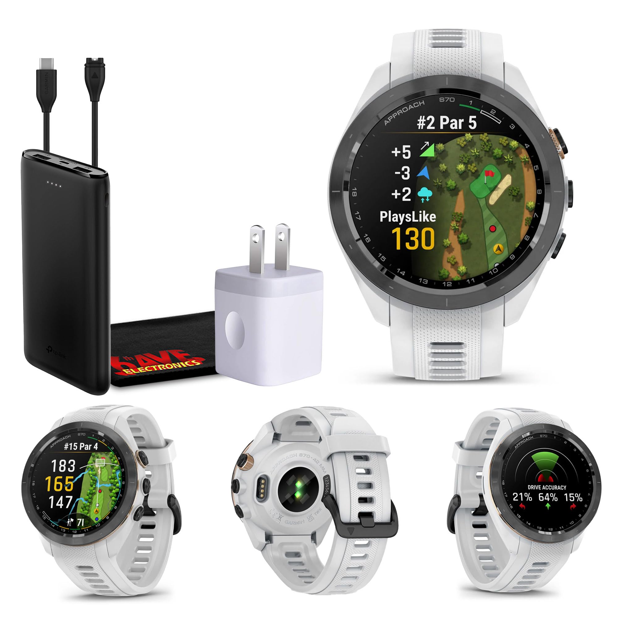 Amazon.com: Garmin Approach S70 42MM GPS Golf Fitness Preimum