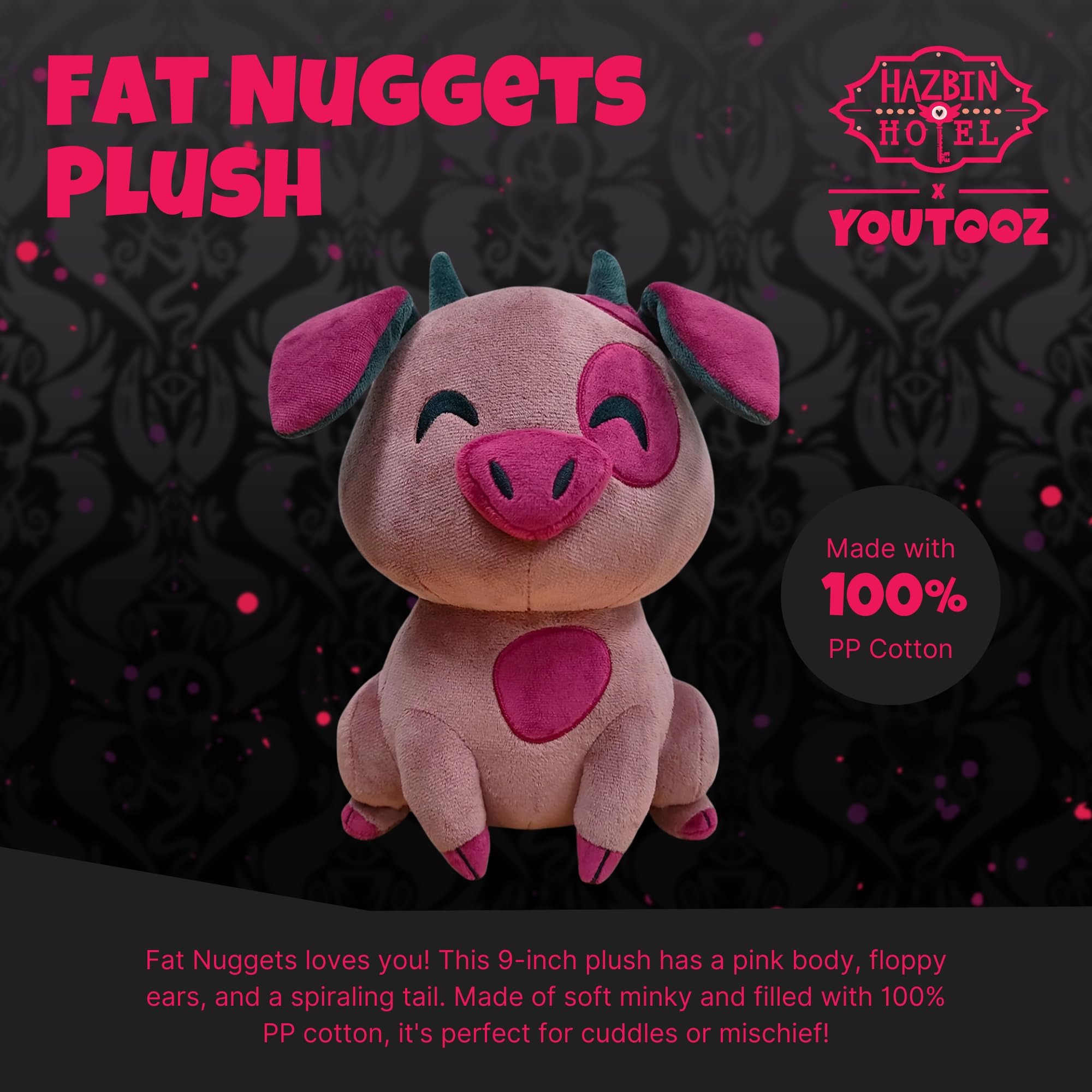 Amazon.co.jp: Youtooz Hazbin Hotel 9インチ ファットナゲッツ